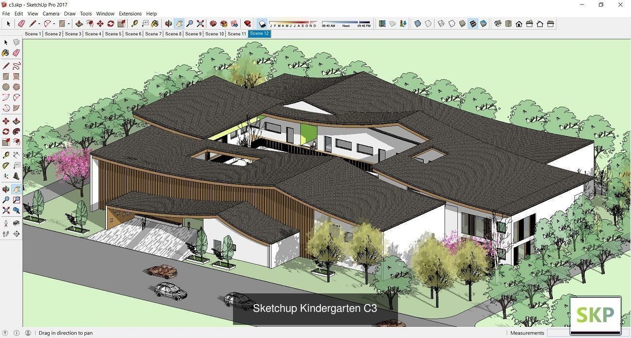 Collection 30 Sketchup Kindergarten models _34