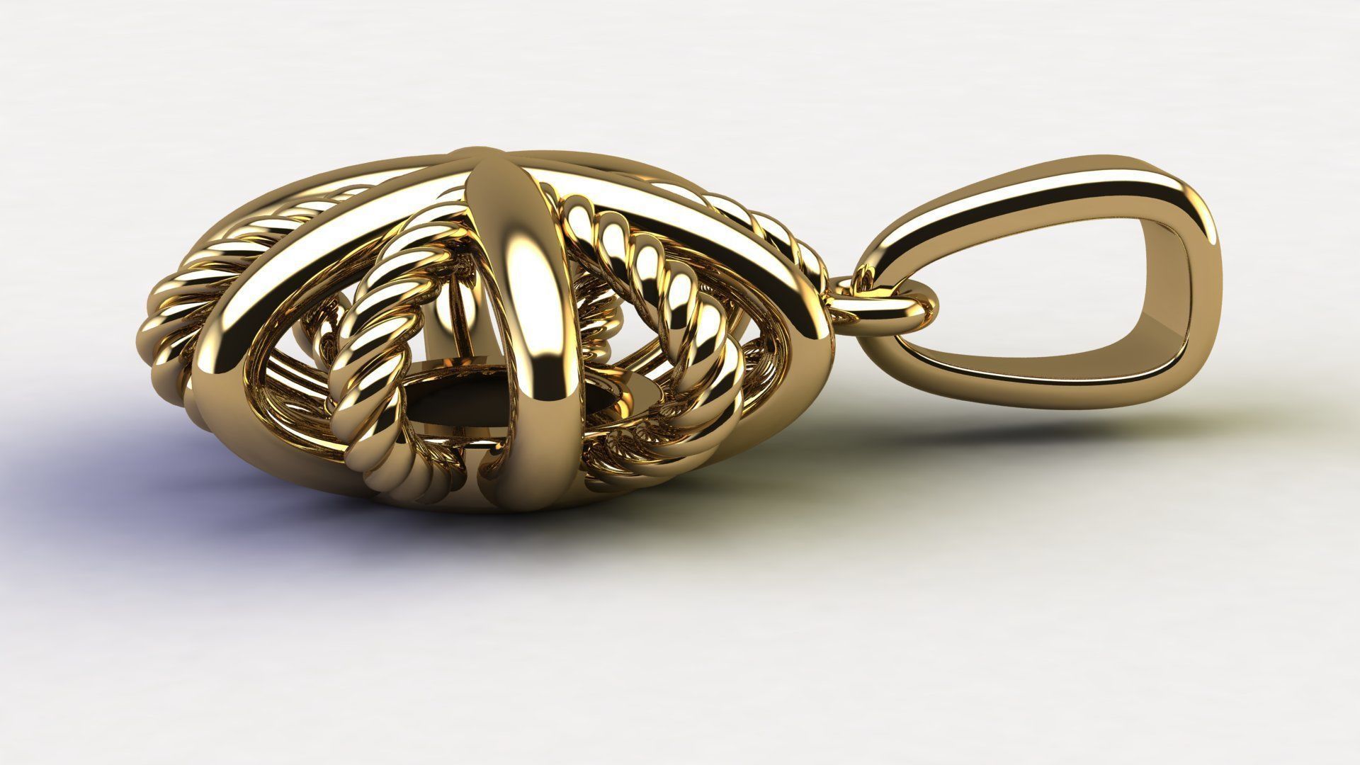 Starburst Earring and Pendant 3D Model Collection_16