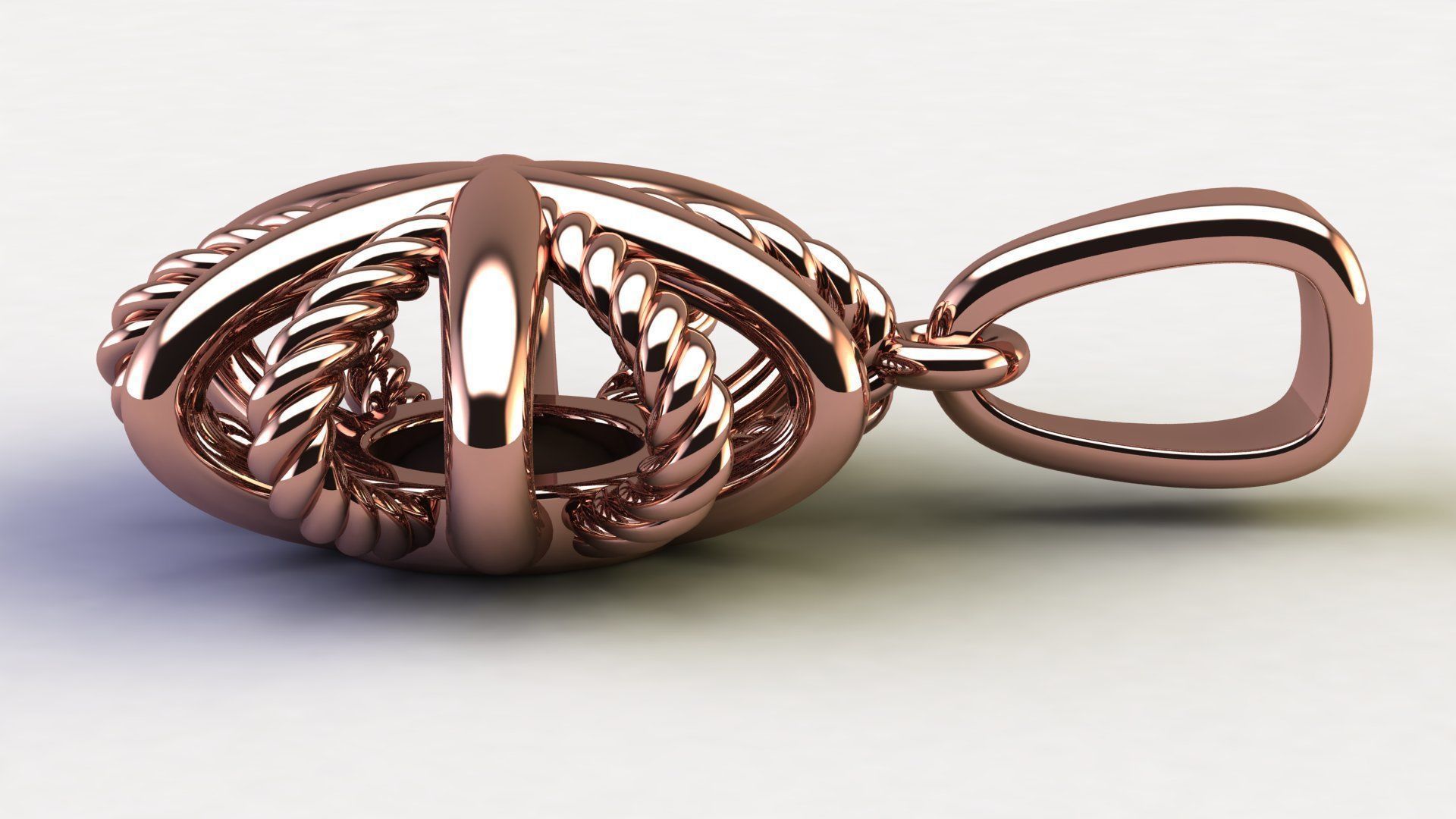 Starburst Earring and Pendant 3D Model Collection_11