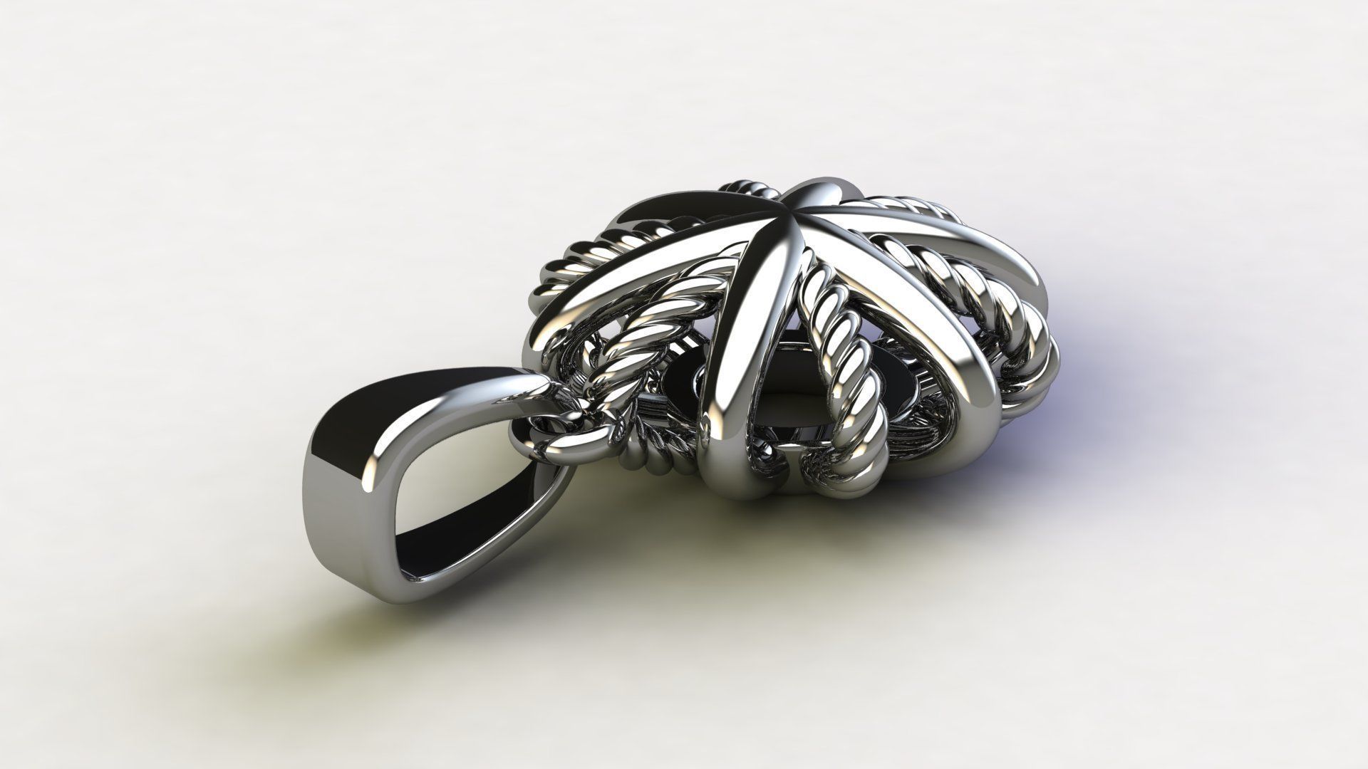 Starburst Earring and Pendant 3D Model Collection_14