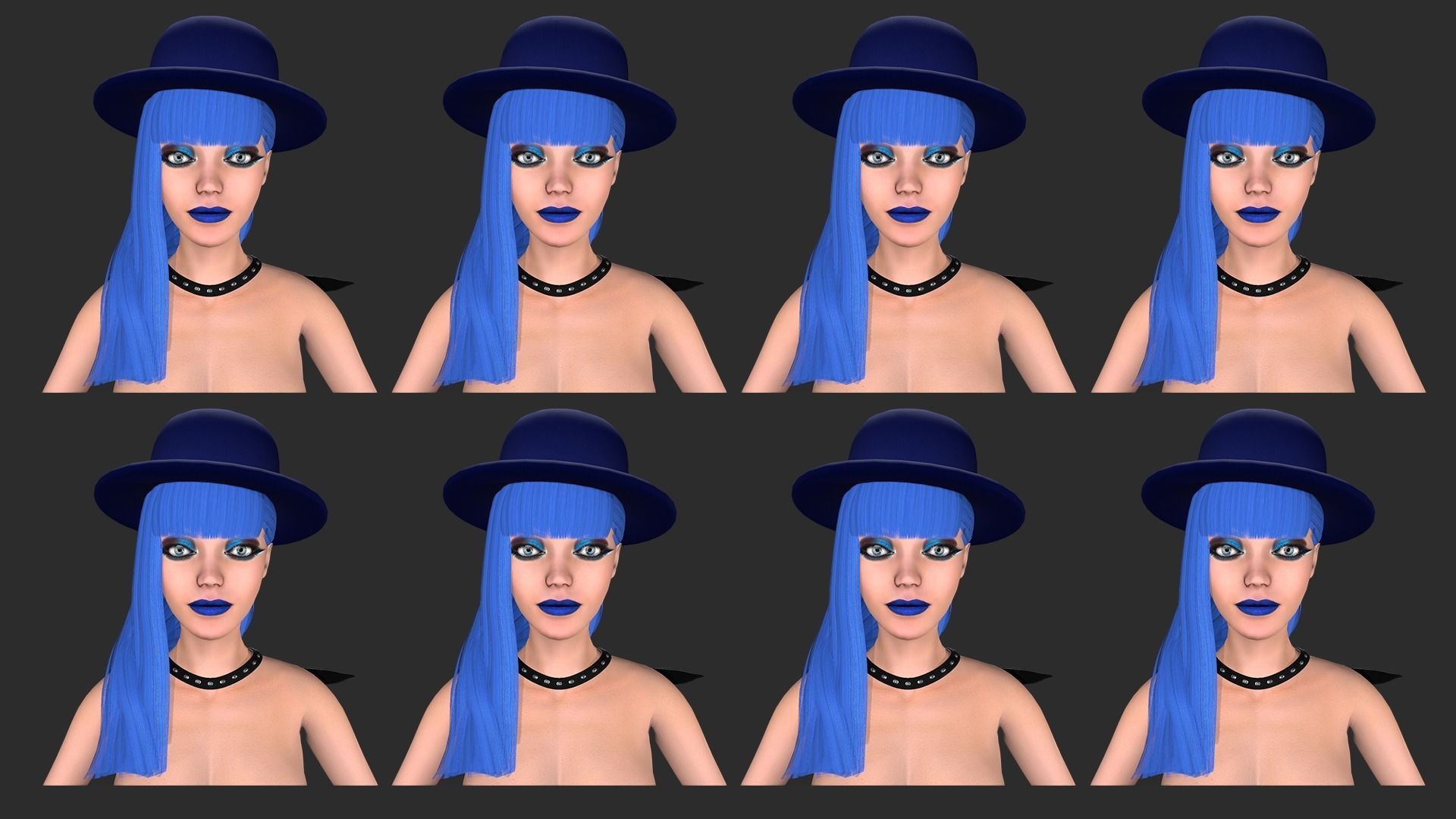 Dark Angel Low-poly 3D model_2