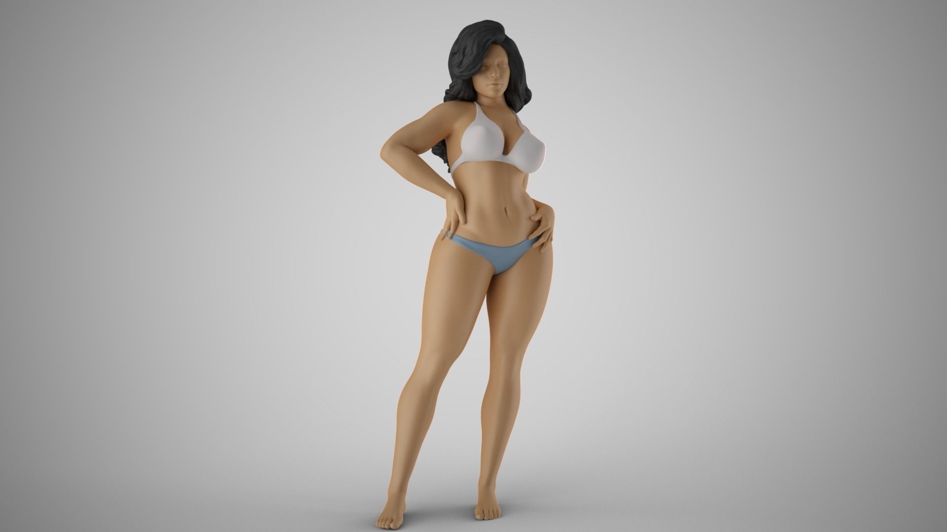 Striking Beauty 4 3D print model_4