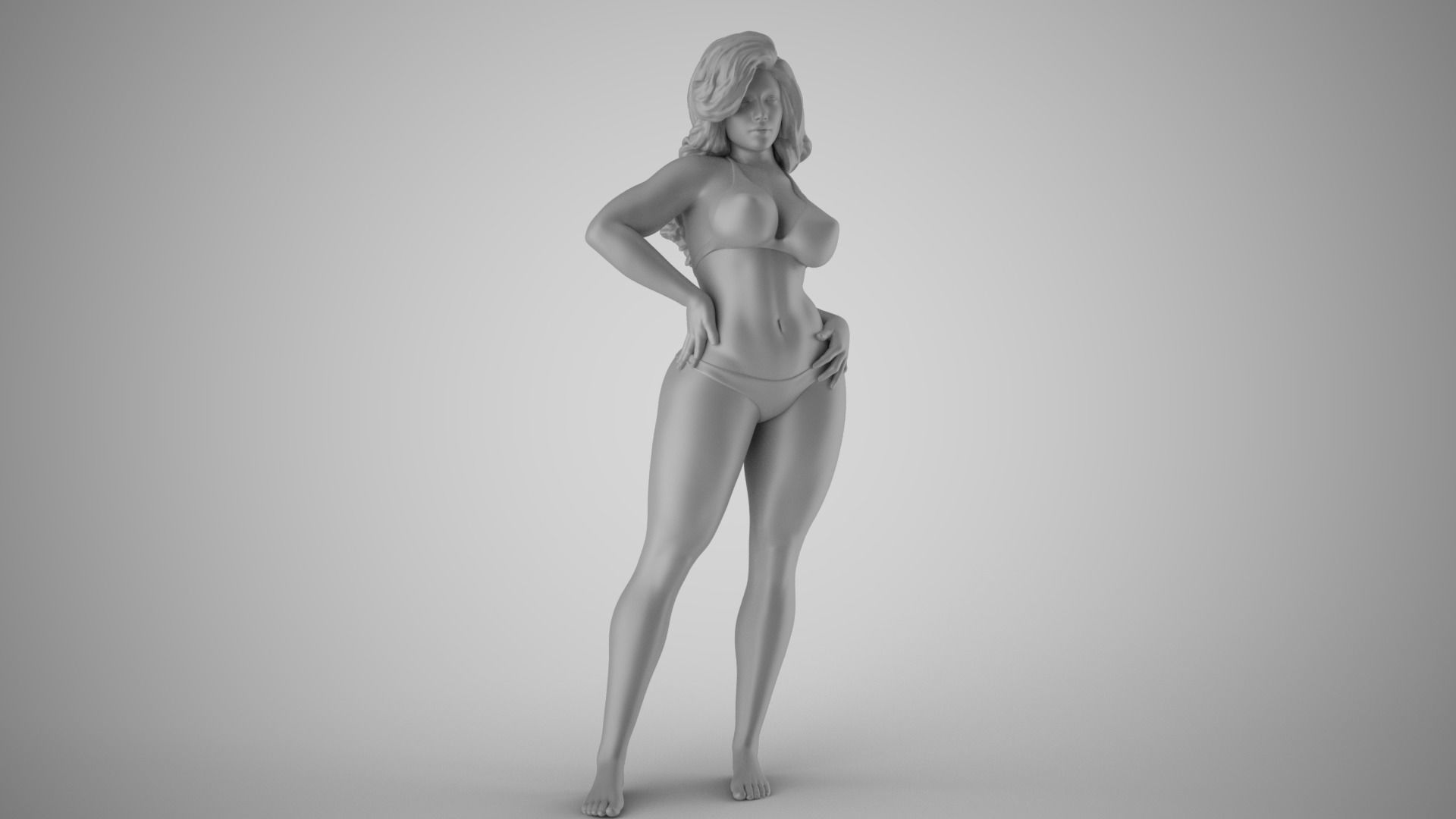 Striking Beauty 4 3D print model_3