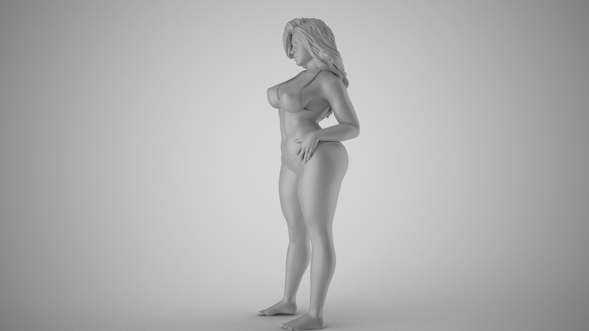 Striking Beauty 4 3D print model_2
