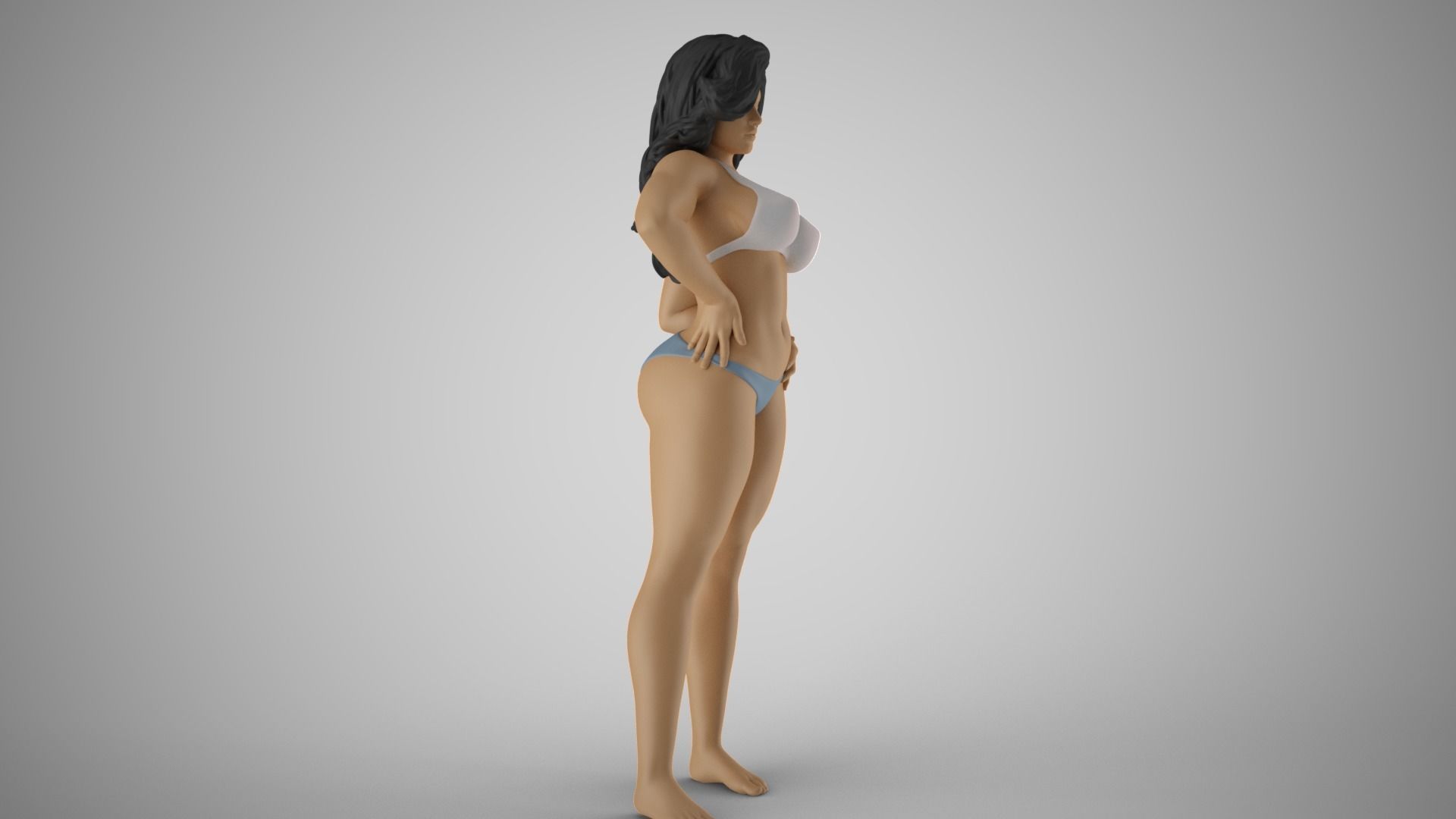 Striking Beauty 4 3D print model_5