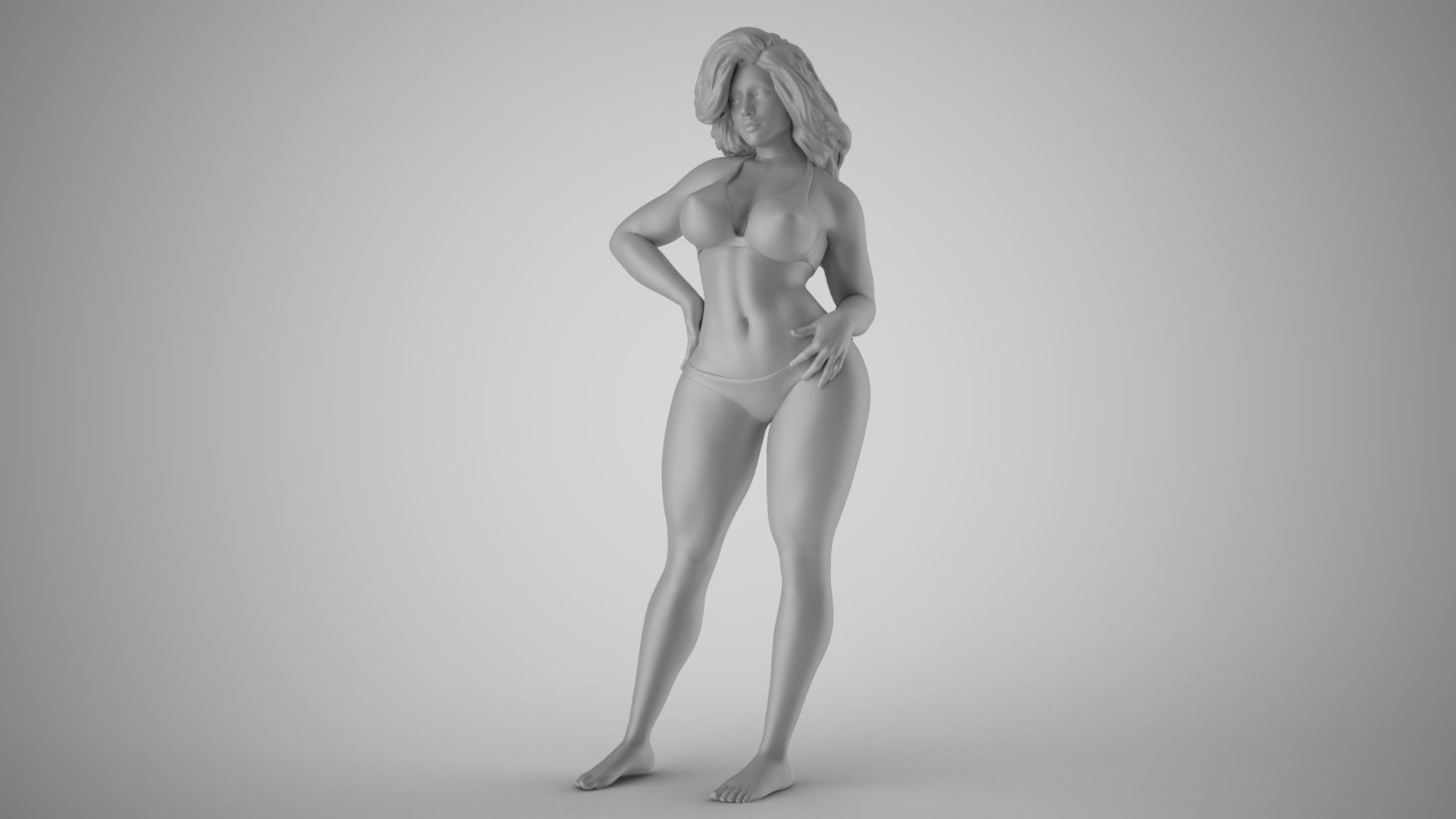 Striking Beauty 4 3D print model_1
