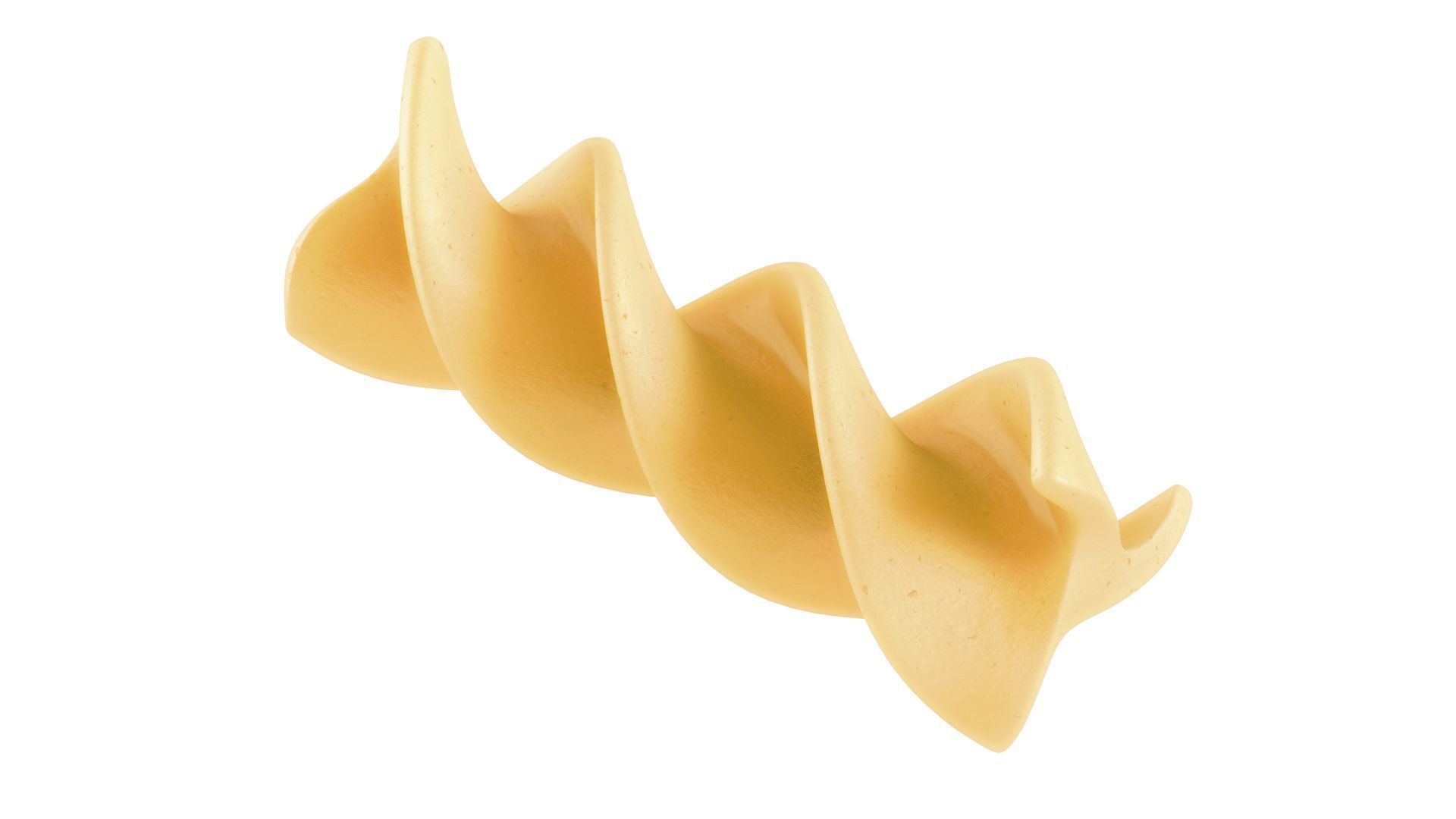 Pasta Fusilli macaroni 3D model_1