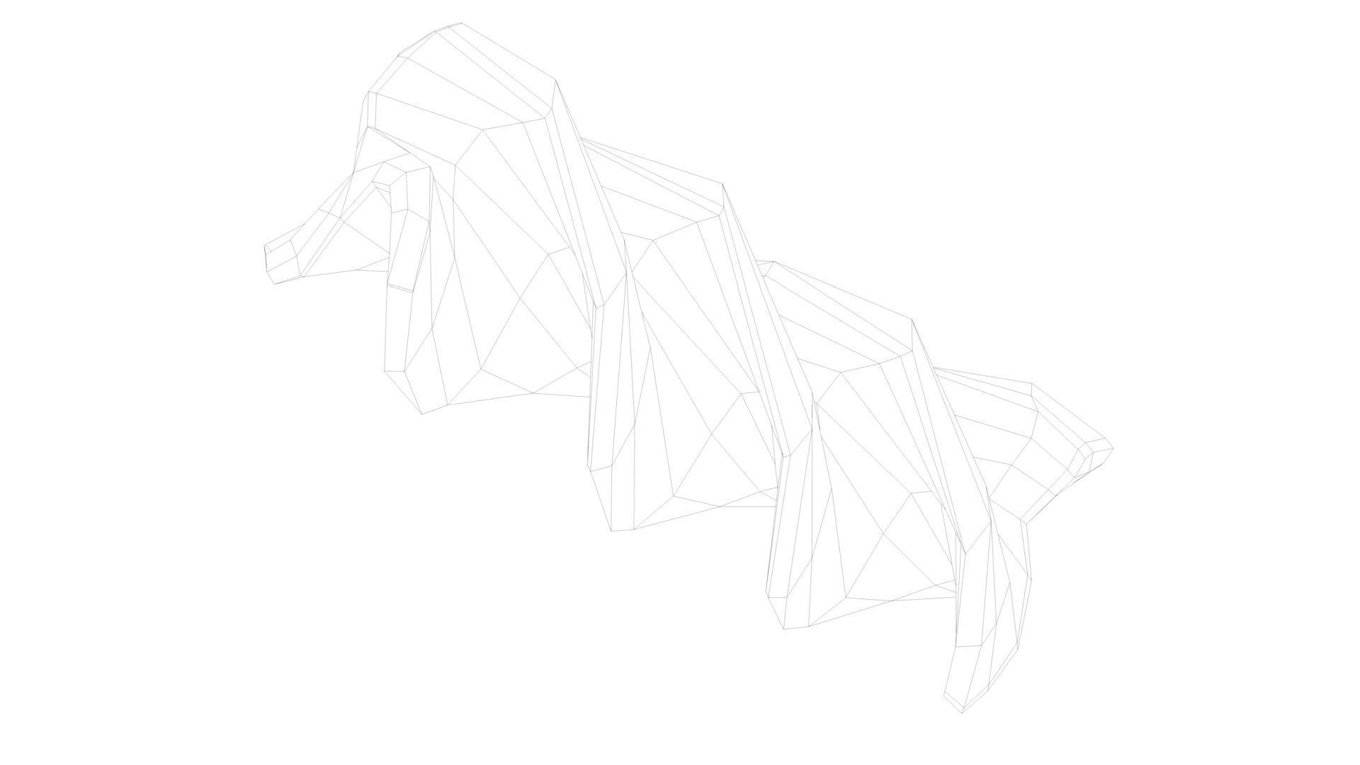 Pasta Fusilli macaroni 3D model_3