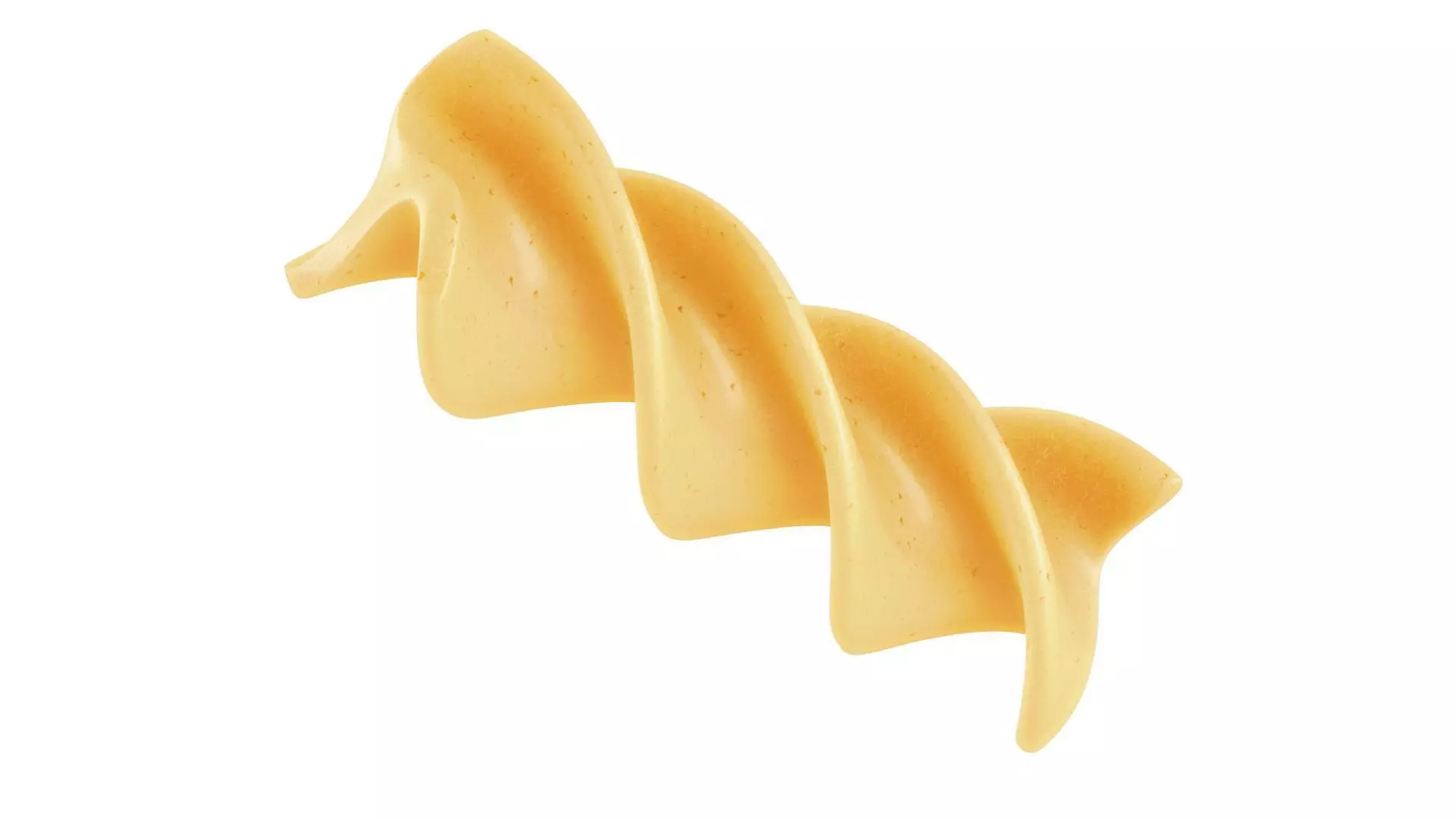 Pasta Fusilli macaroni 3D model_0