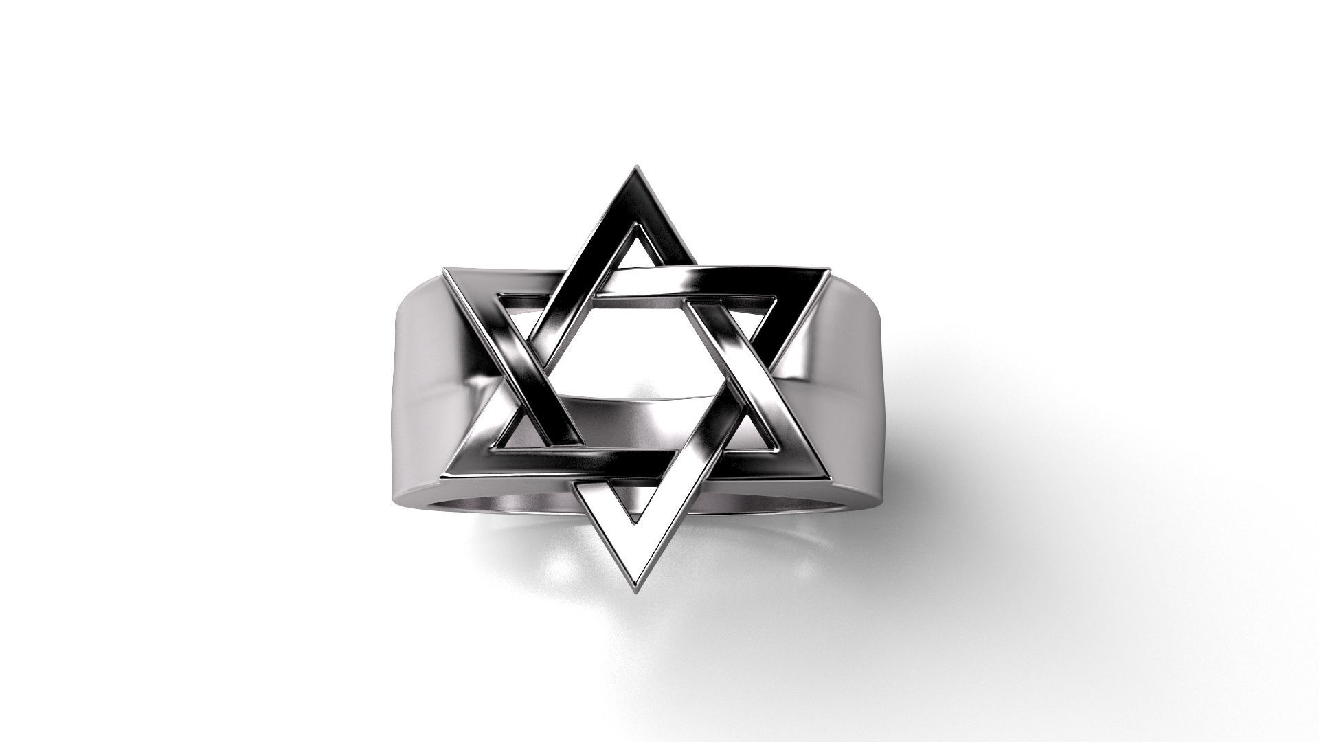 Star Ring 3D print model_4