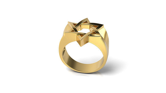 Star Ring 3D print model