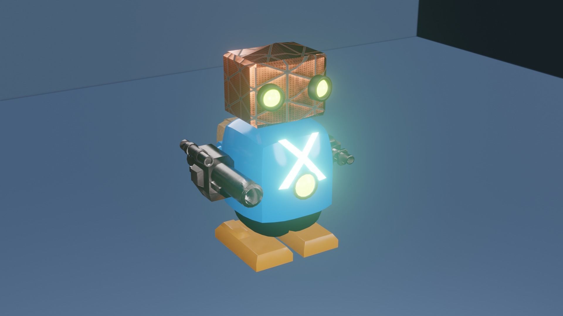 Scifi Roboot 3D model_1