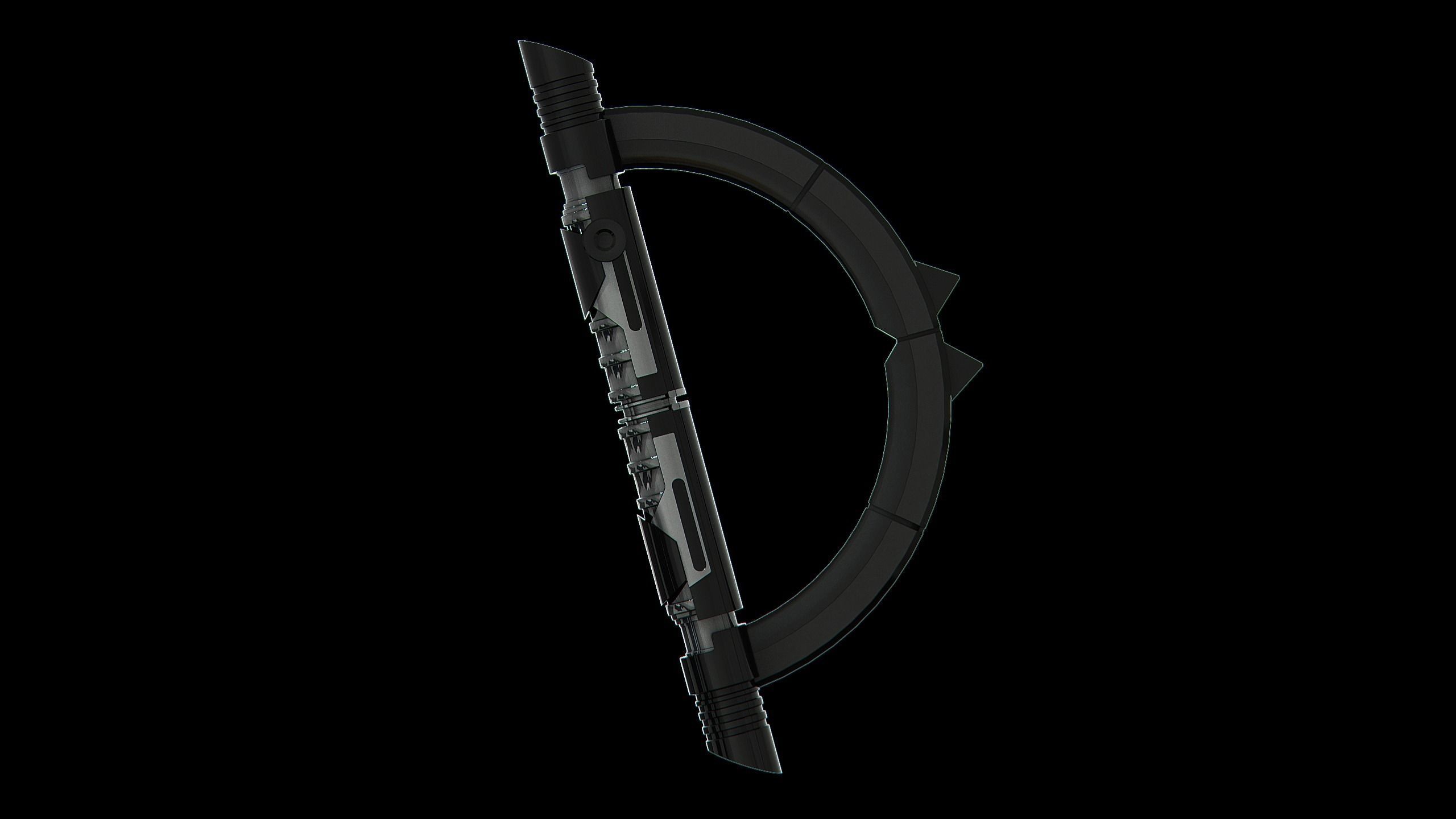 Reva Third sister Inquisitor lightsaber Kenobi - Star Wars 3D model_2