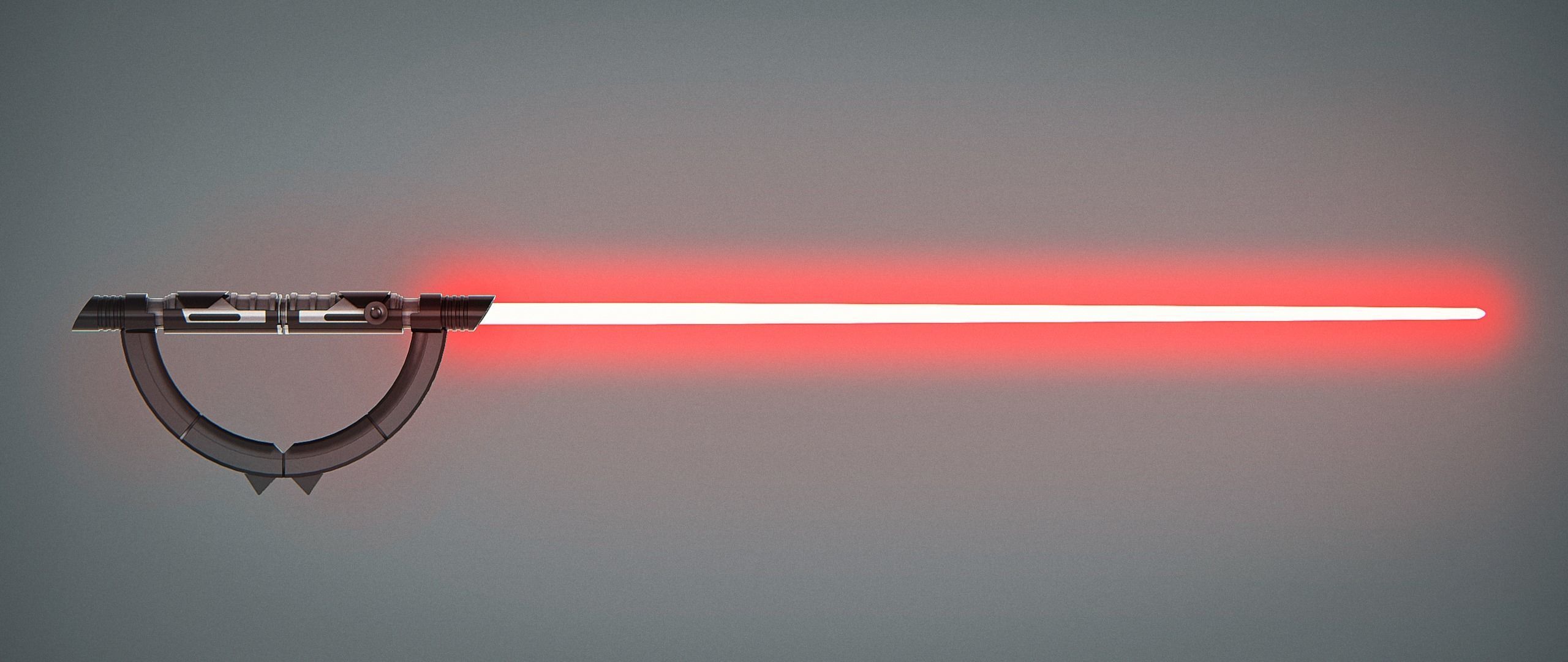 Reva Third sister Inquisitor lightsaber Kenobi - Star Wars 3D model_4