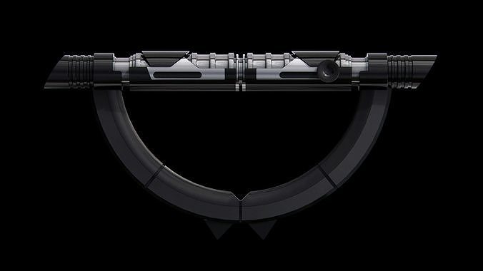 Reva Third sister Inquisitor lightsaber Kenobi - Star Wars 3D model
