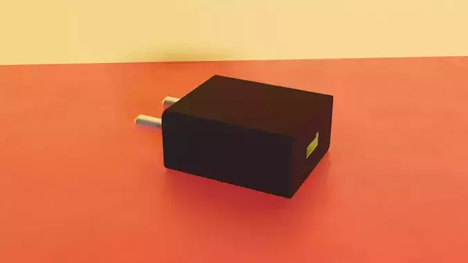 USB Charger Adapter - Mobile Charger 3D Model