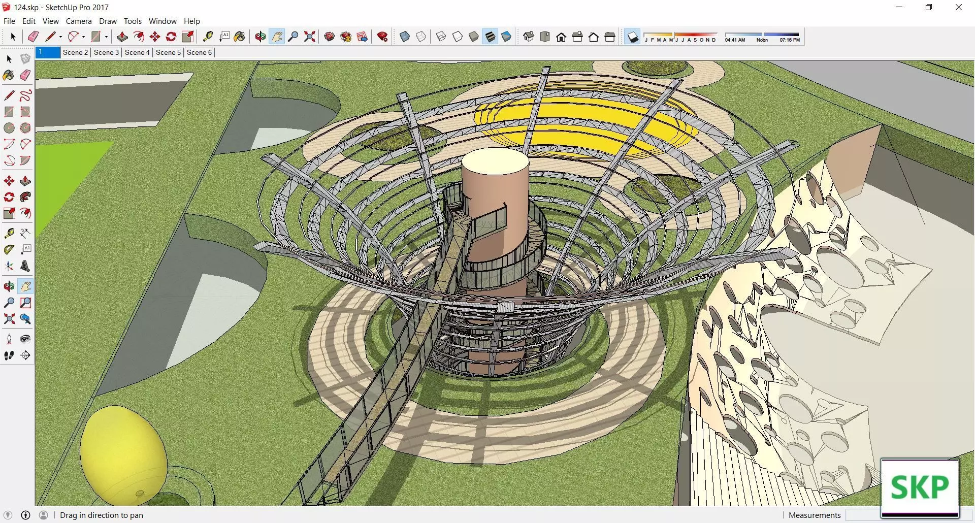 Sketchup Landscape Park 124 3D model_0