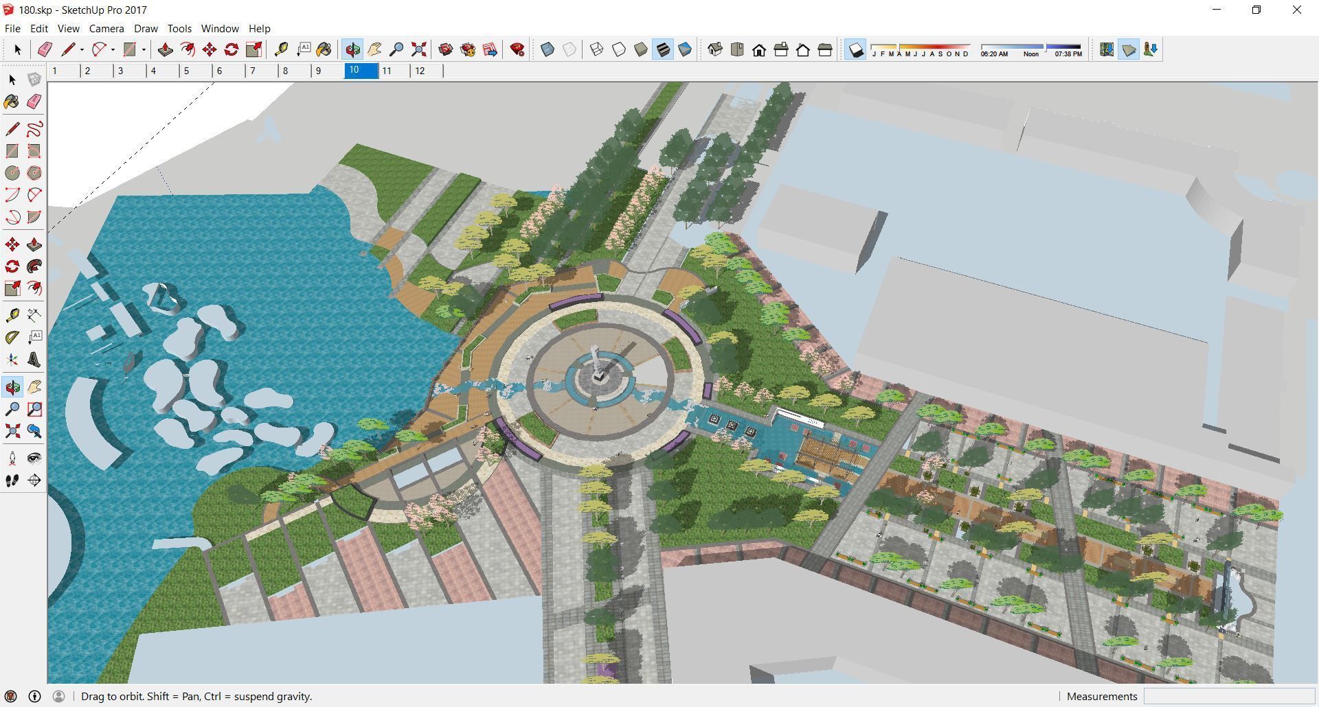 Sketchup Landscape Park 180 3D model_1