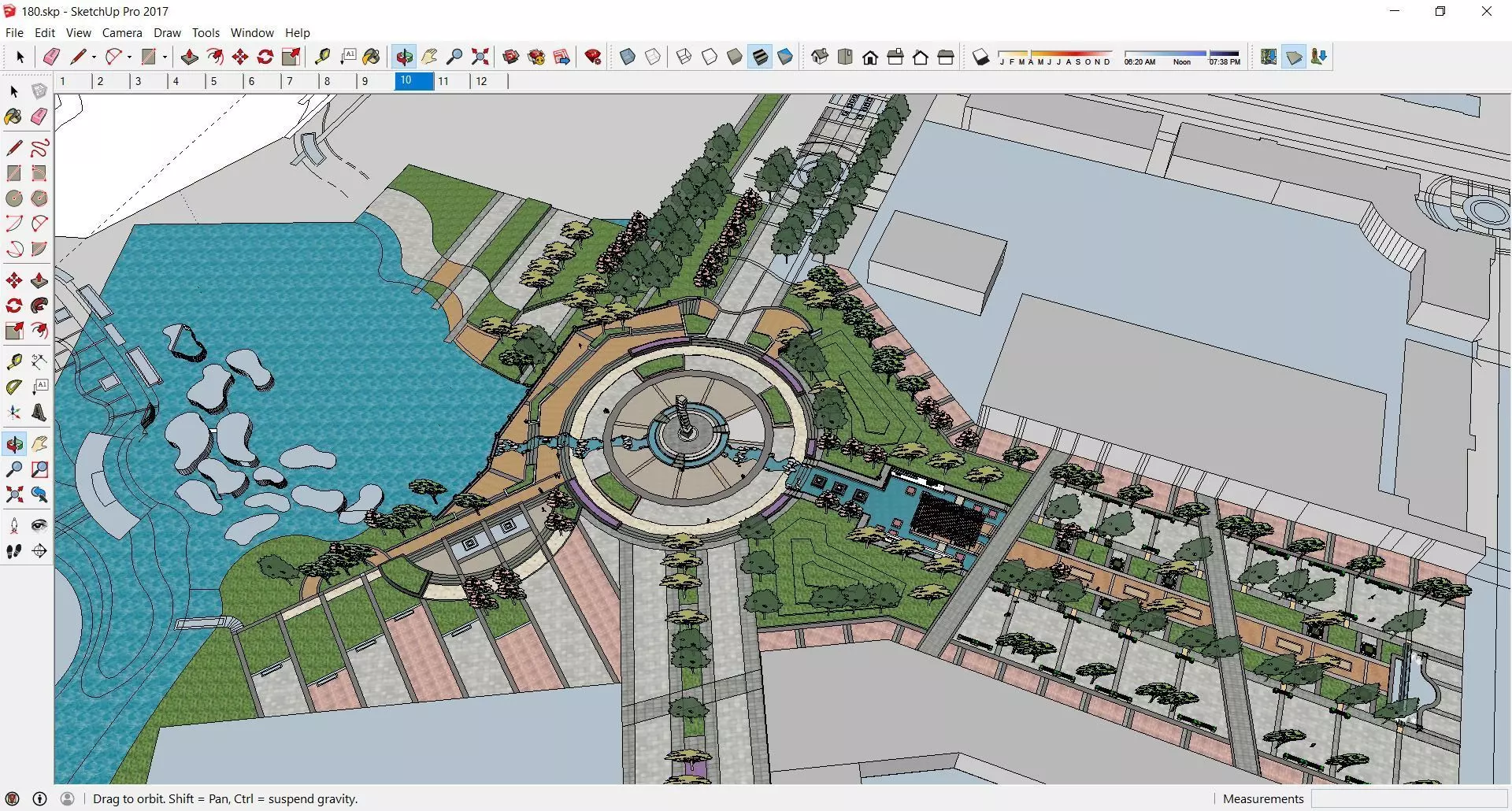 Sketchup Landscape Park 180 3D model_0