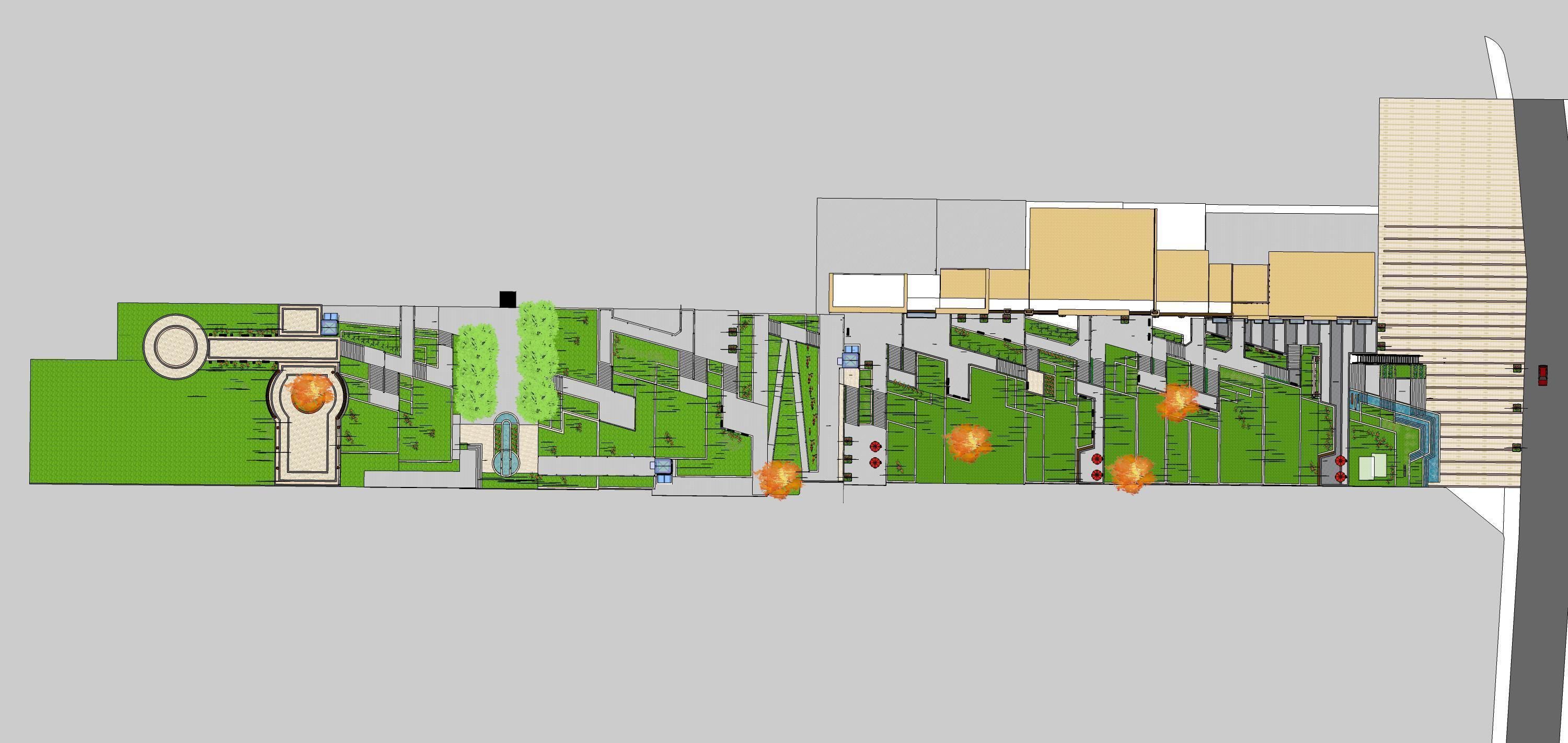 Sketchup Landscape Park 181 3D model_30
