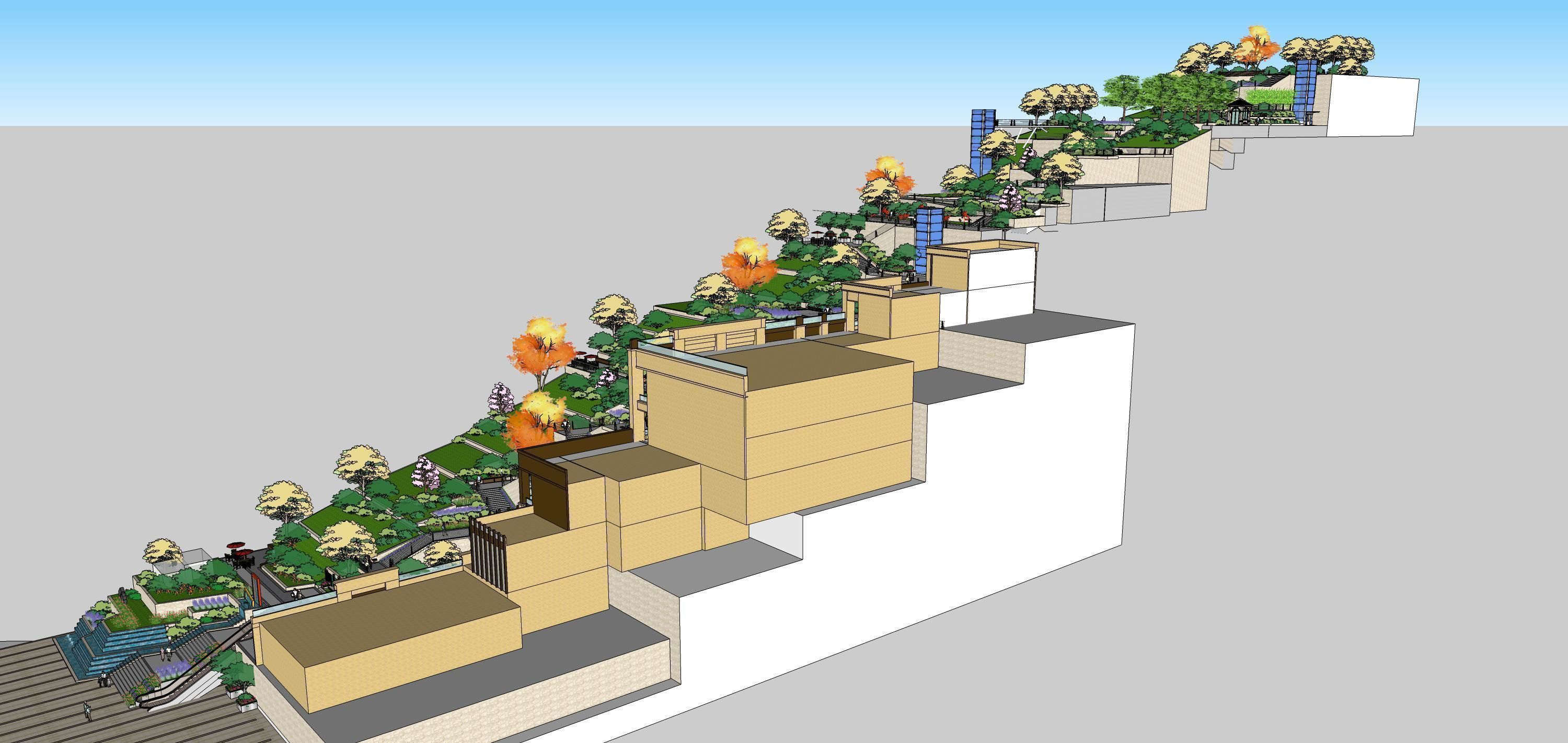 Sketchup Landscape Park 181 3D model_29