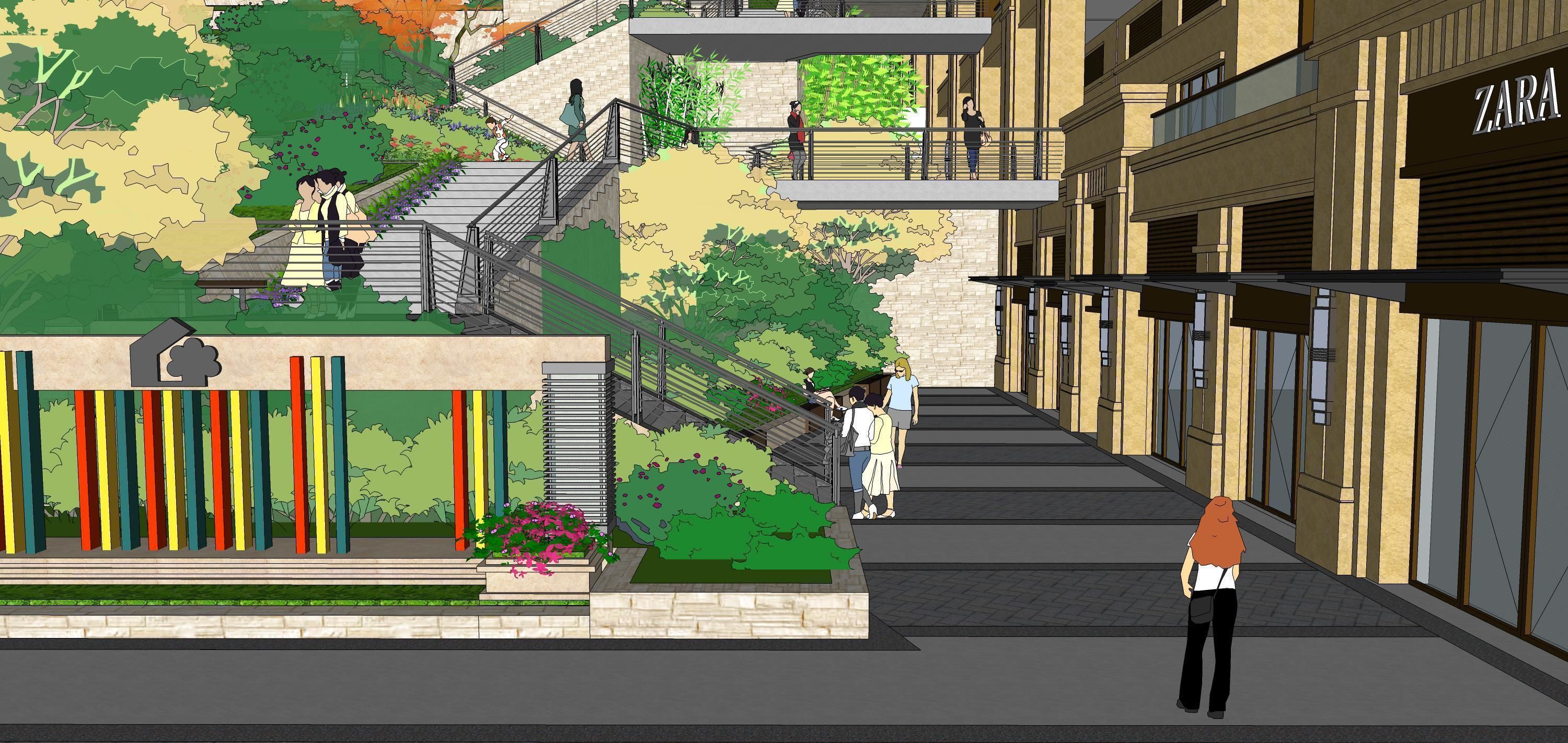 Sketchup Landscape Park 181 3D model_7