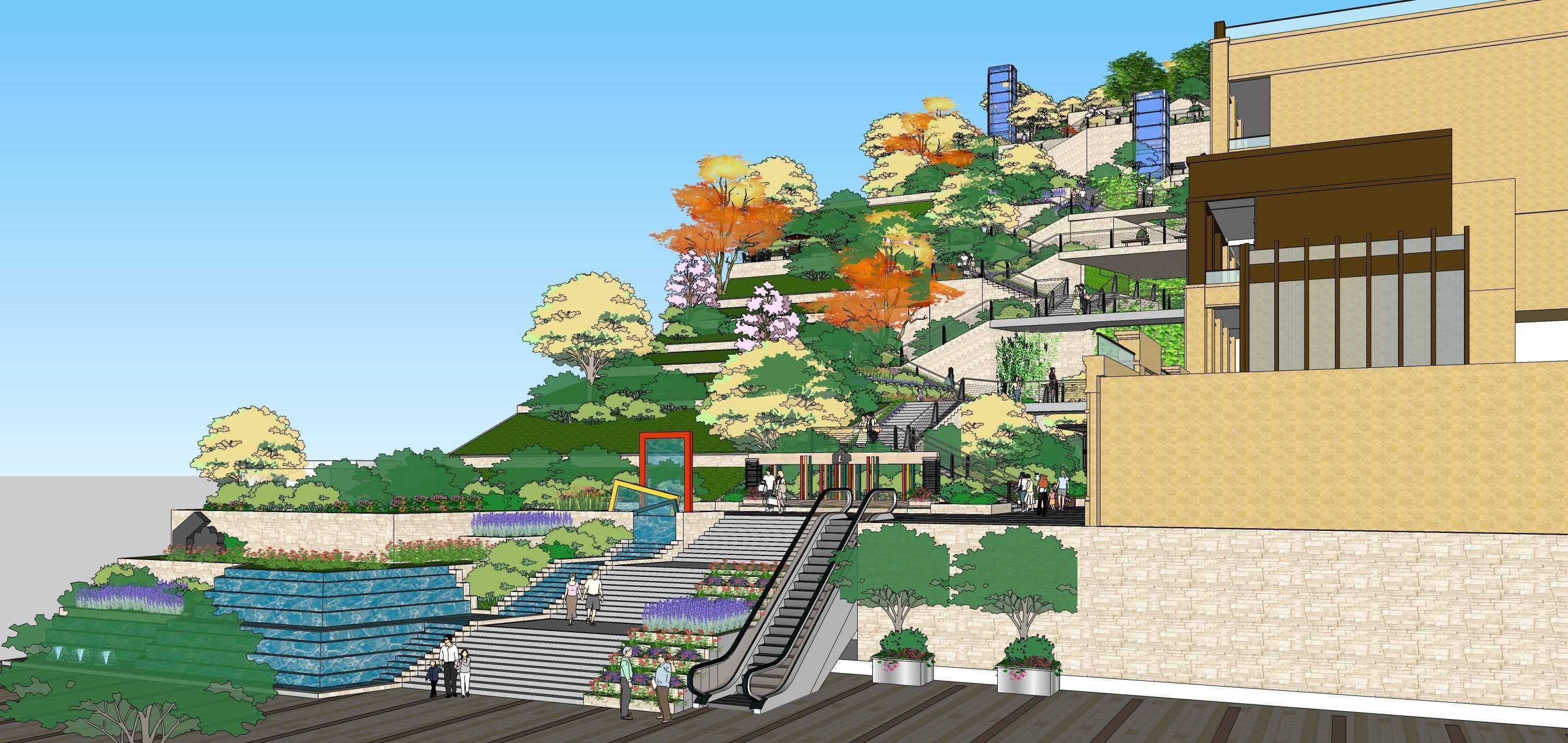 Sketchup Landscape Park 181 3D model_4