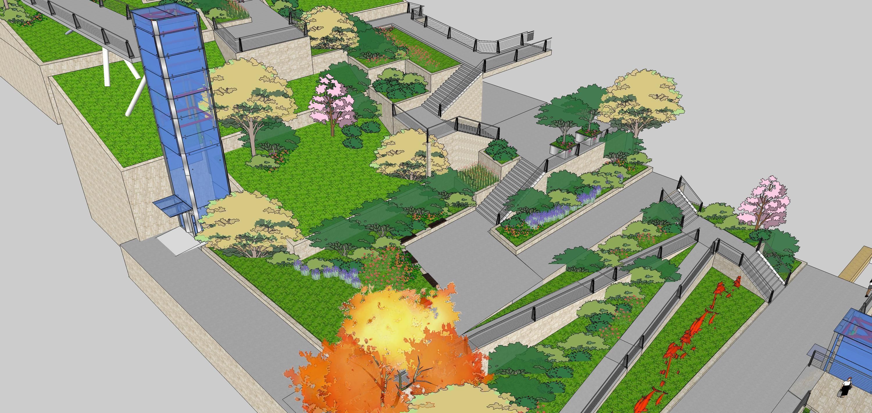 Sketchup Landscape Park 181 3D model_21