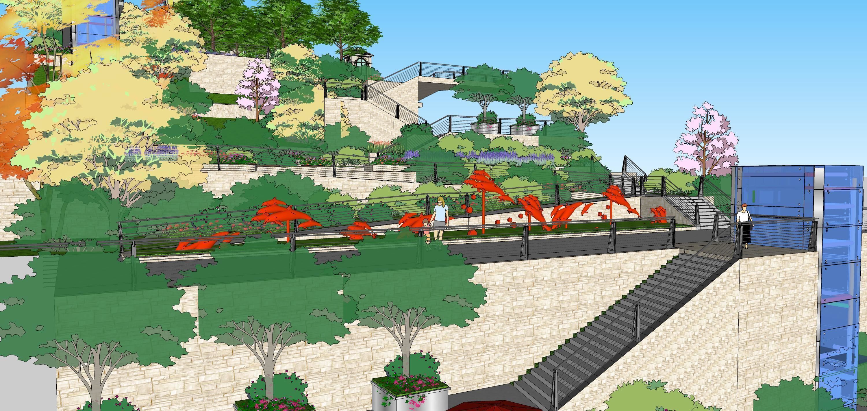 Sketchup Landscape Park 181 3D model_19