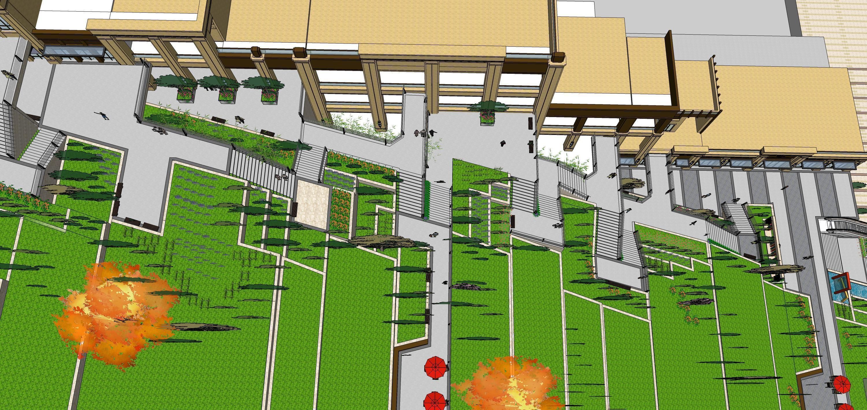 Sketchup Landscape Park 181 3D model_14
