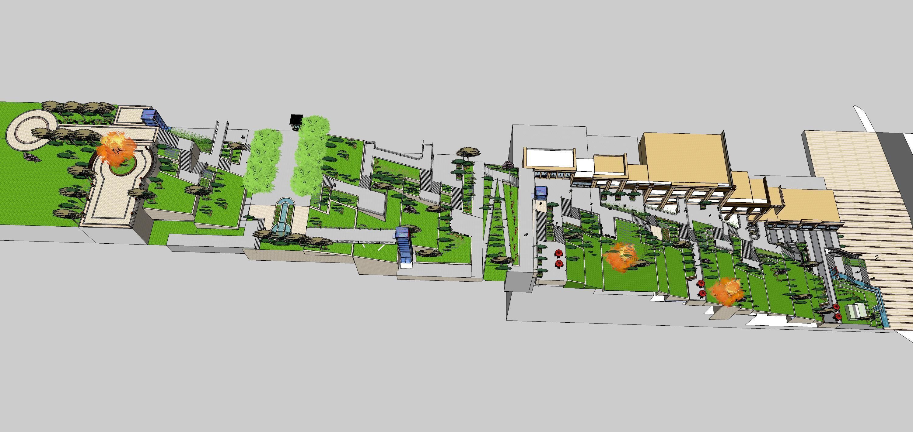 Sketchup Landscape Park 181 3D model_25