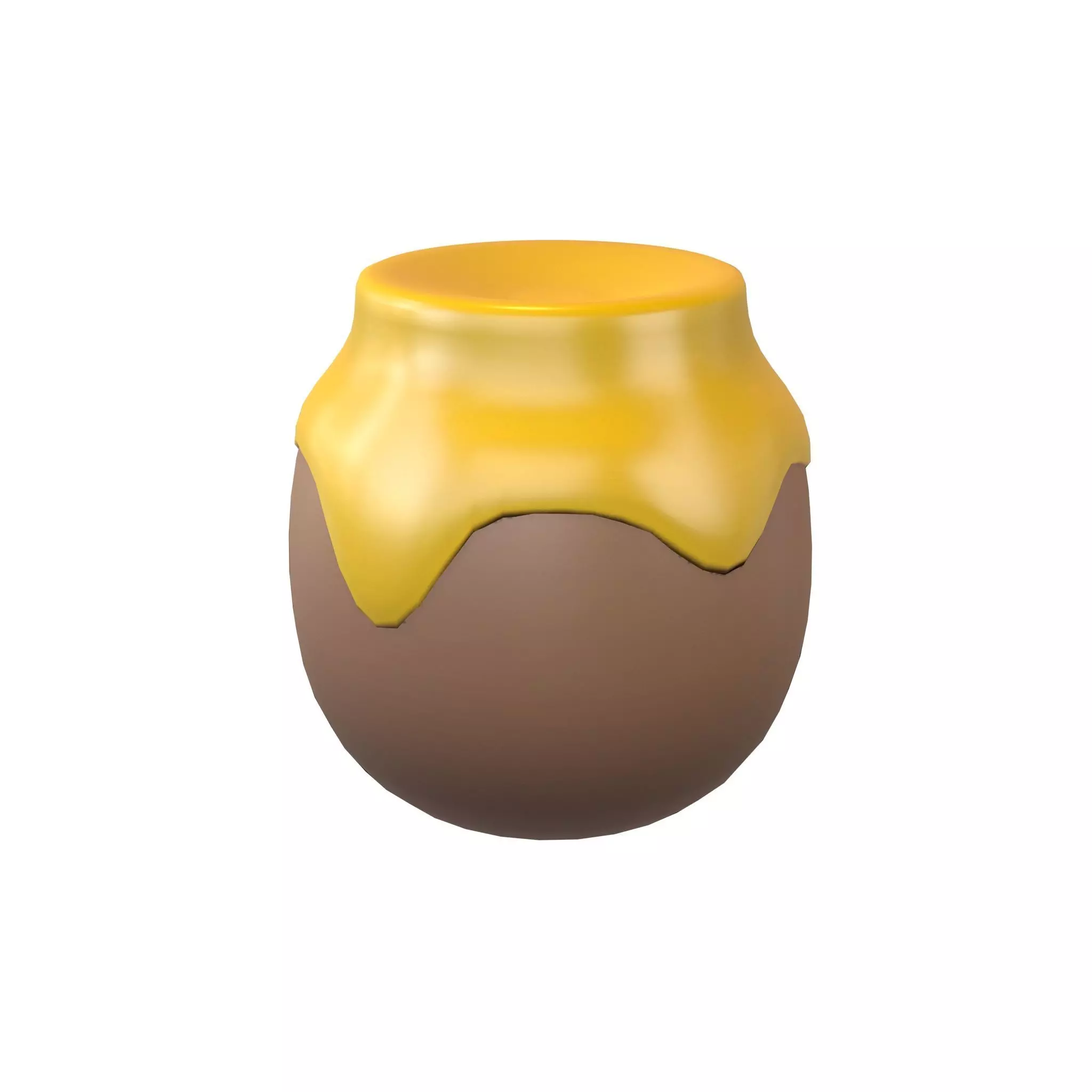 Honey Jar v1 003 Low-poly 3D model_0