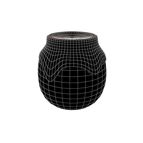 Honey Jar v1 004 Low-poly 3D model 6