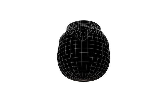 Honey Jar v1 004 Low-poly 3D model 5