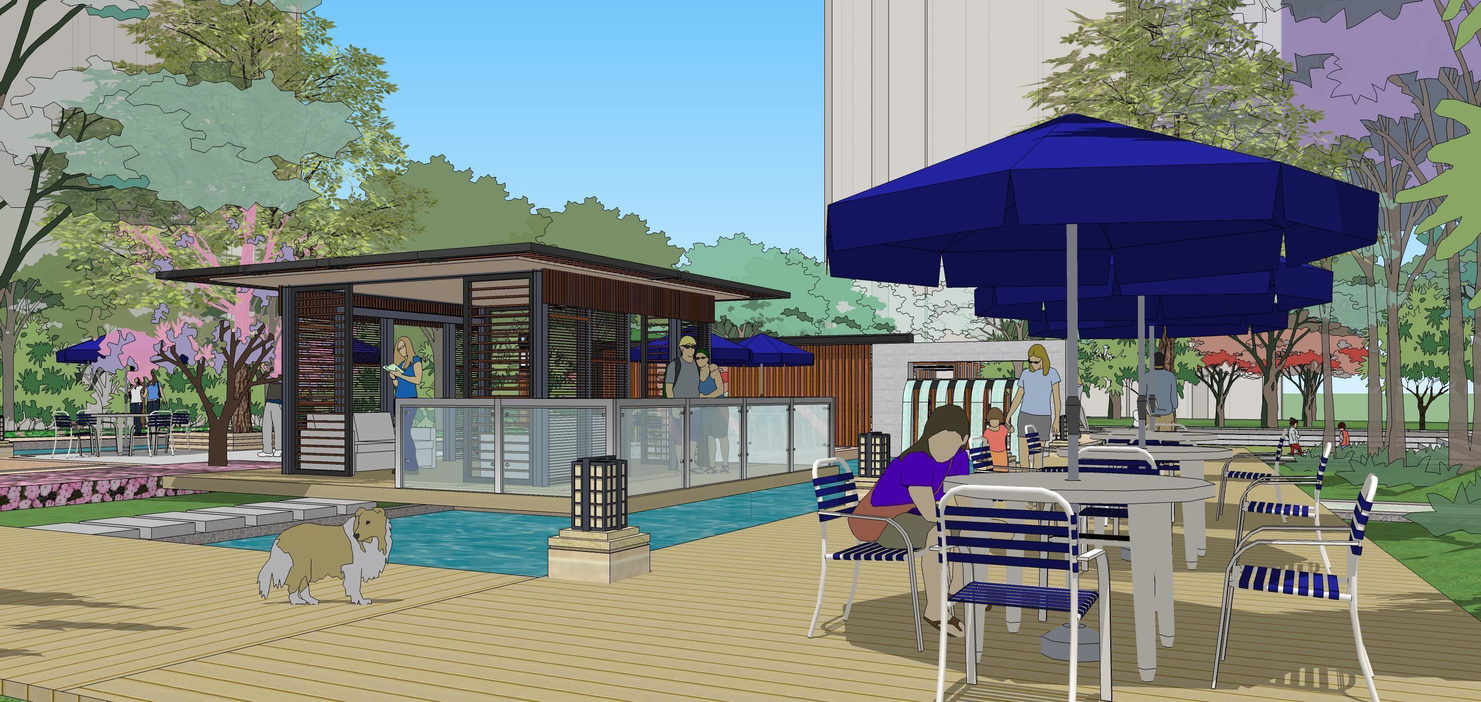 Sketchup Landscape Park 186 3D model_4