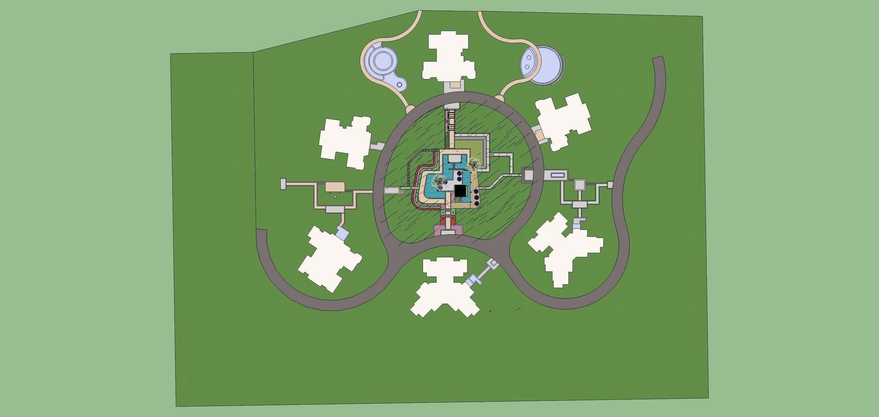 Sketchup Landscape Park 186 3D model_10