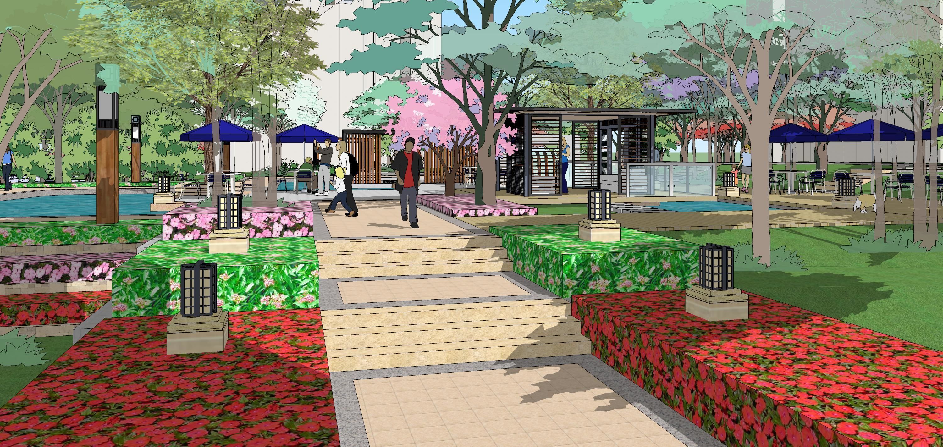 Sketchup Landscape Park 186 3D model_7