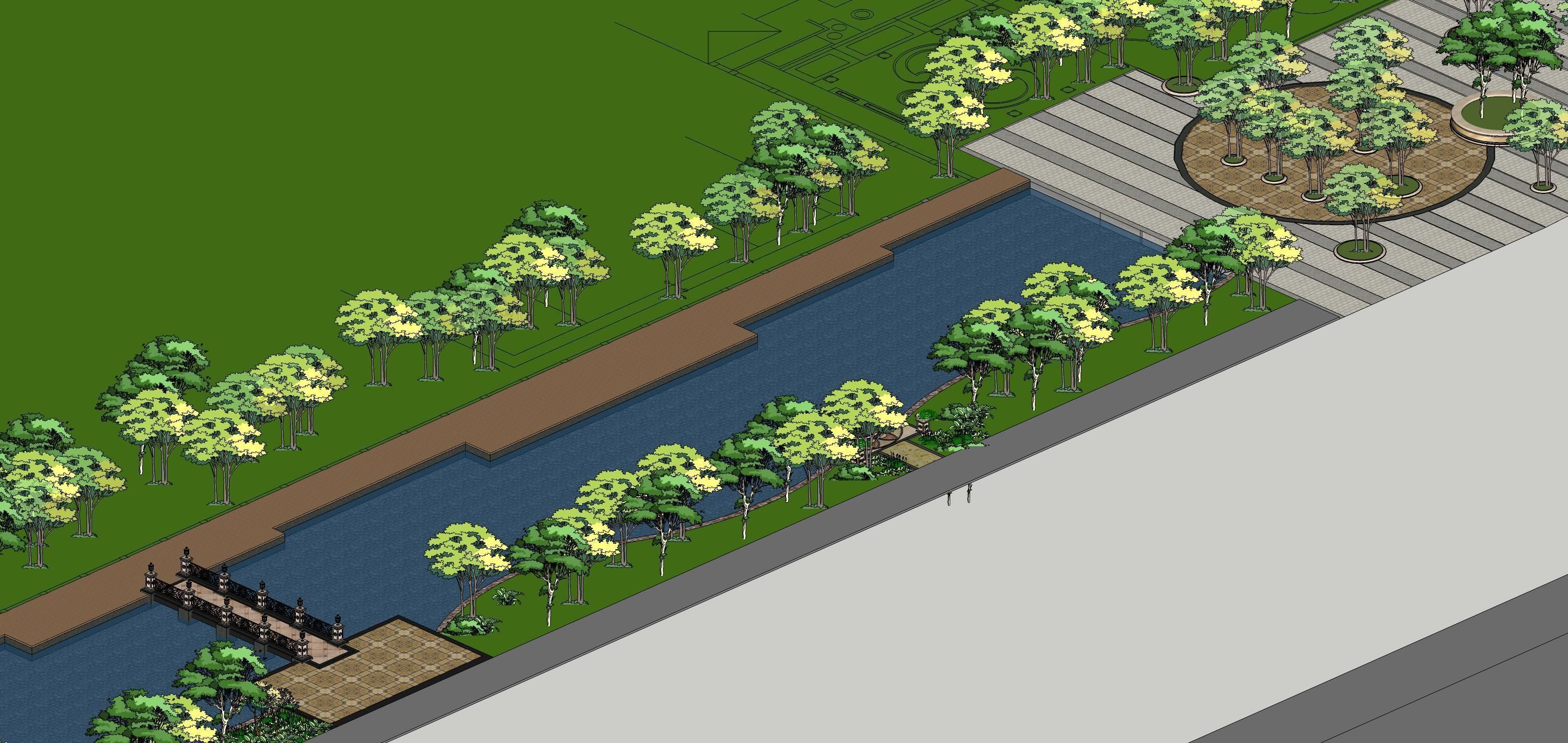 Sketchup Landscape Park 189 3D model_20