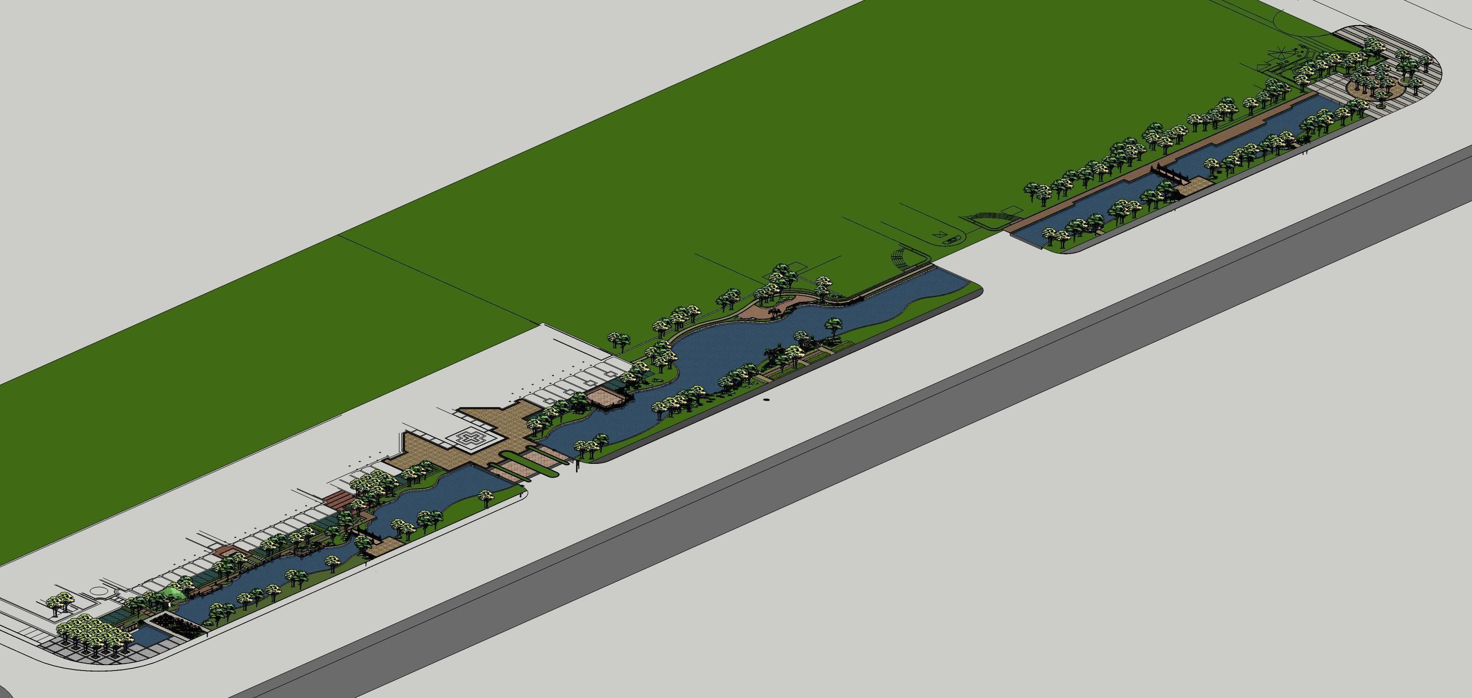 Sketchup Landscape Park 189 3D model_16