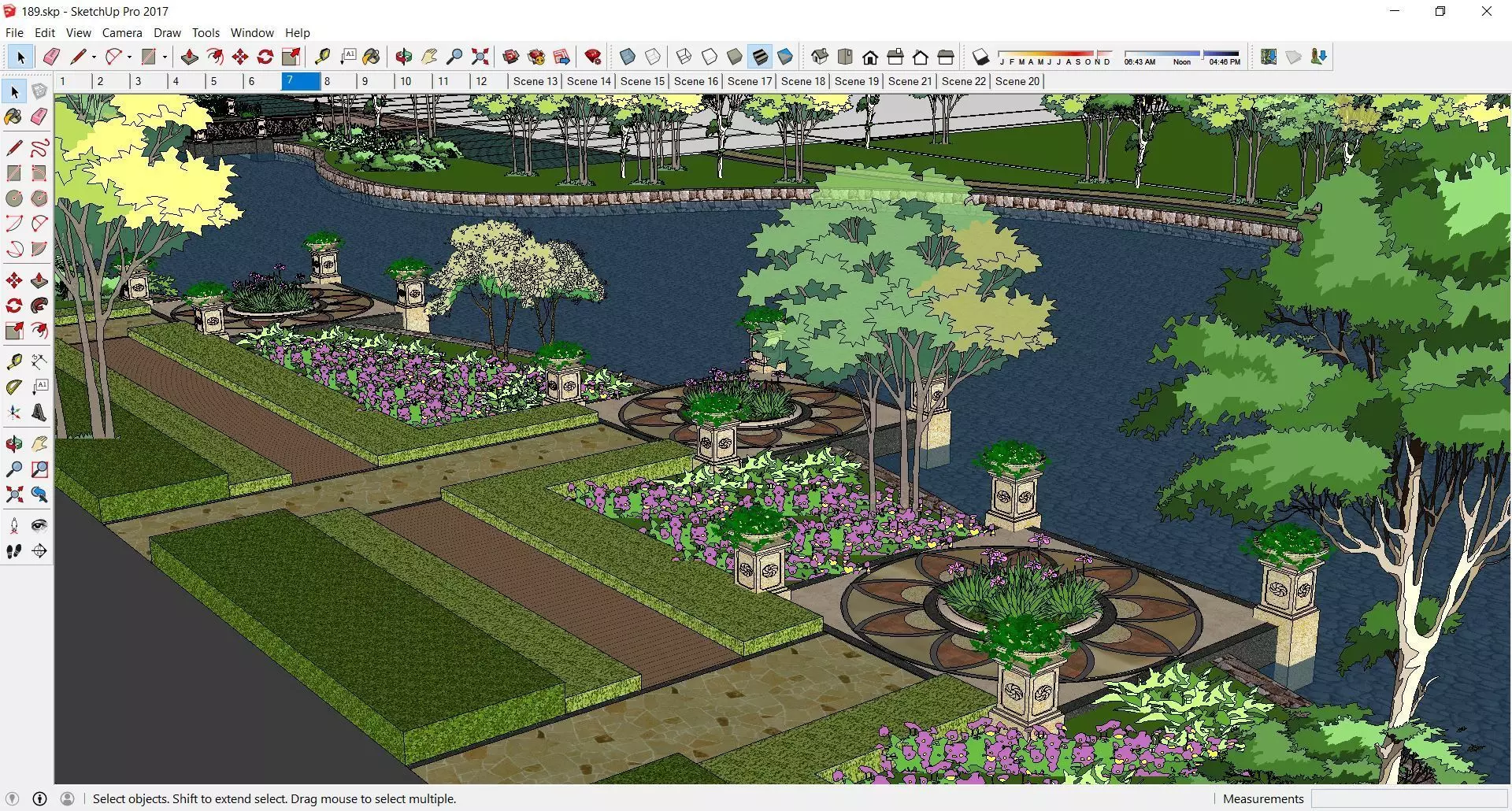 Sketchup Landscape Park 189 3D model_0
