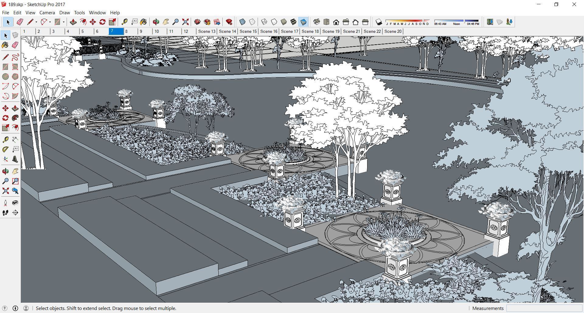Sketchup Landscape Park 189 3D model_1