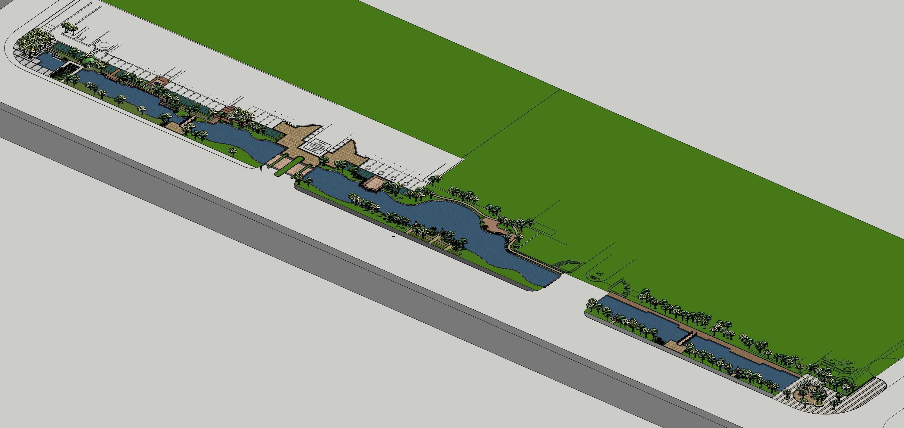 Sketchup Landscape Park 189 3D model_15