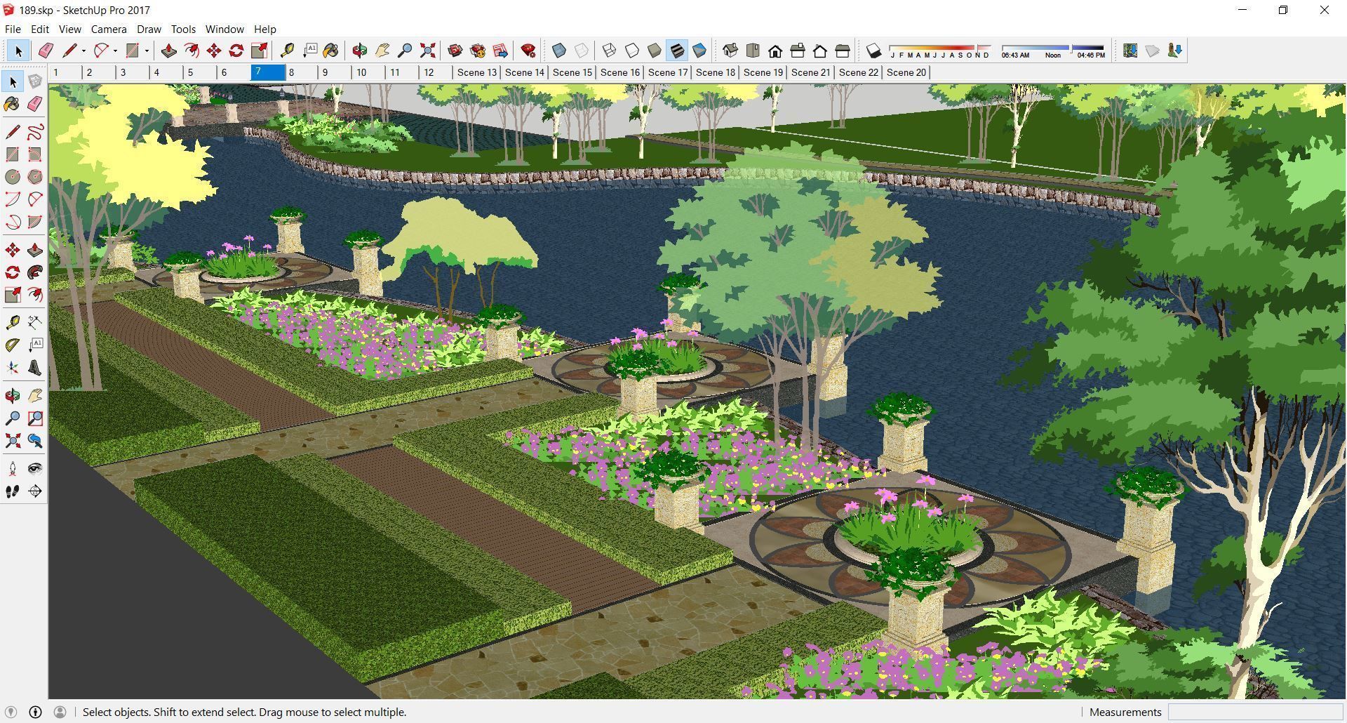 Sketchup Landscape Park 189 3D model_2