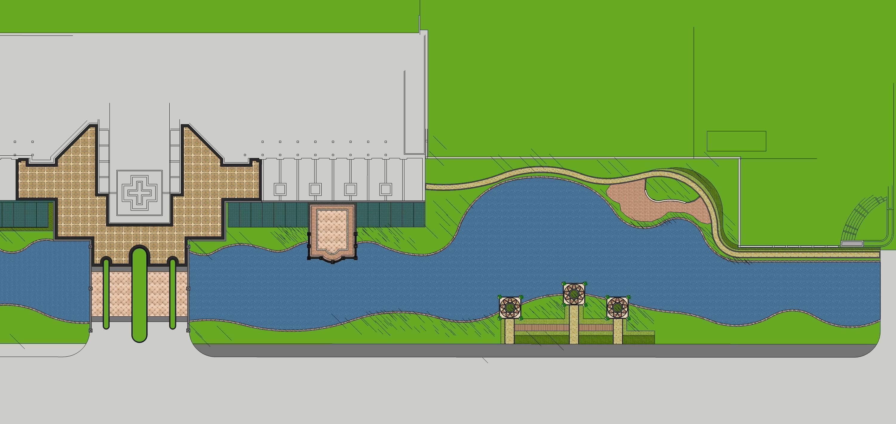 Sketchup Landscape Park 189 3D model_22