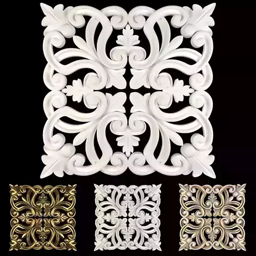 Decorative Wall Rosettes 03
