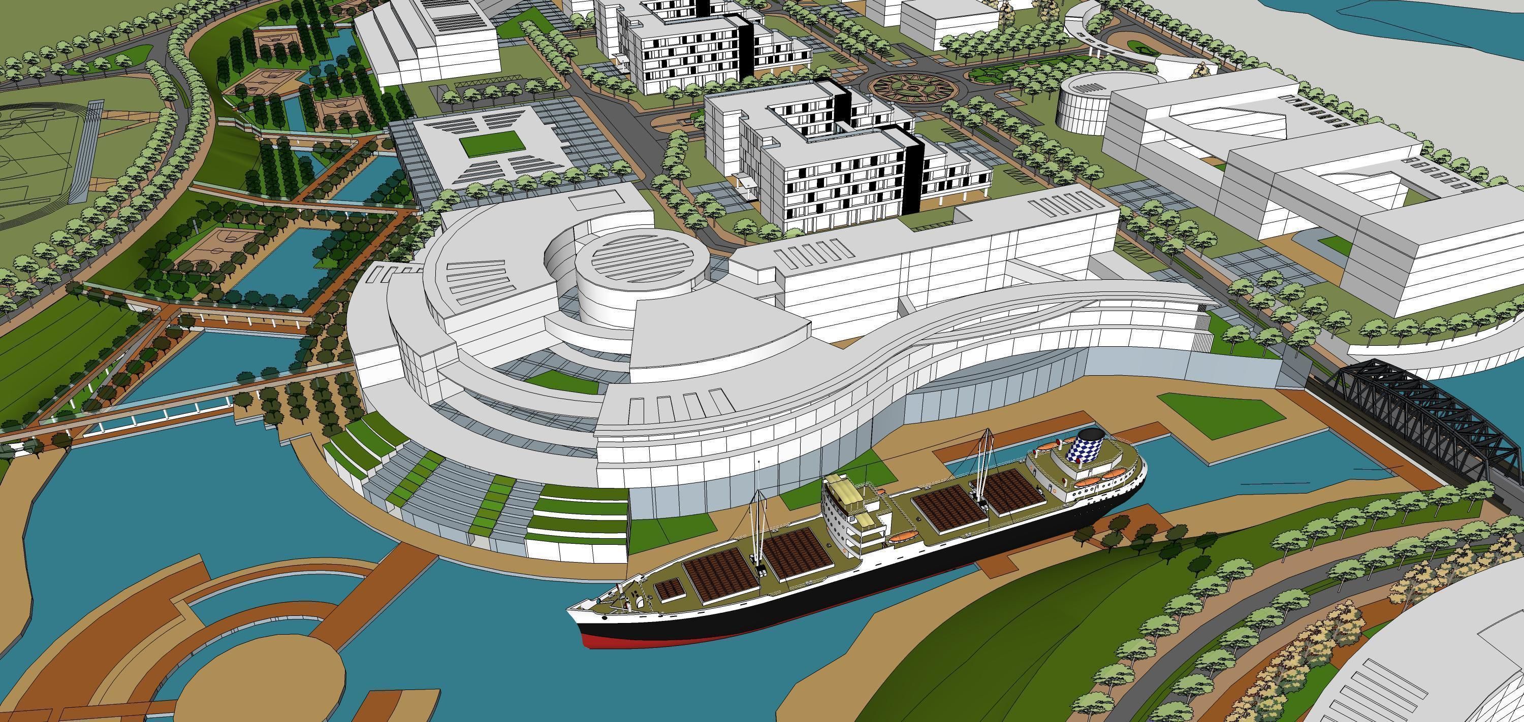 Sketchup Landscape Park 190 3D model_4