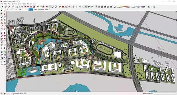 Sketchup Landscape Park 190 3D model