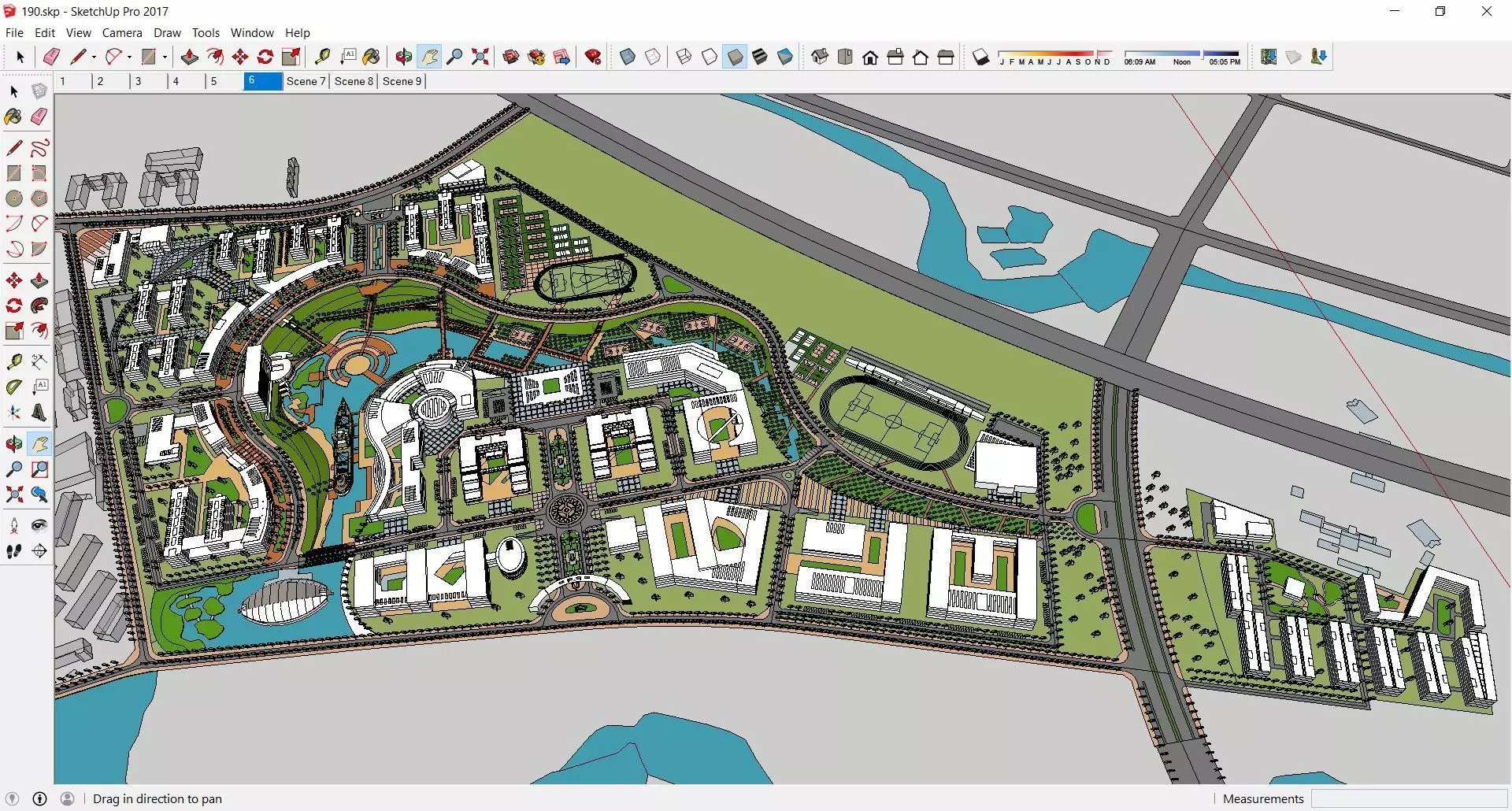 Sketchup Landscape Park 190 3D model_0