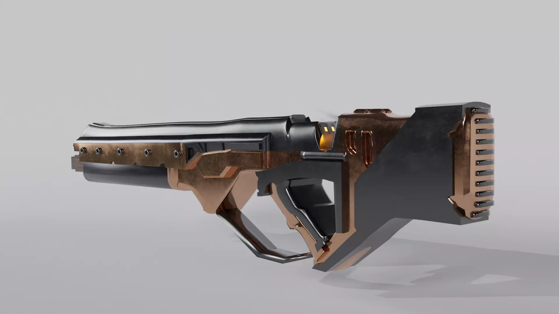 Sci fi gun Free 3D model
