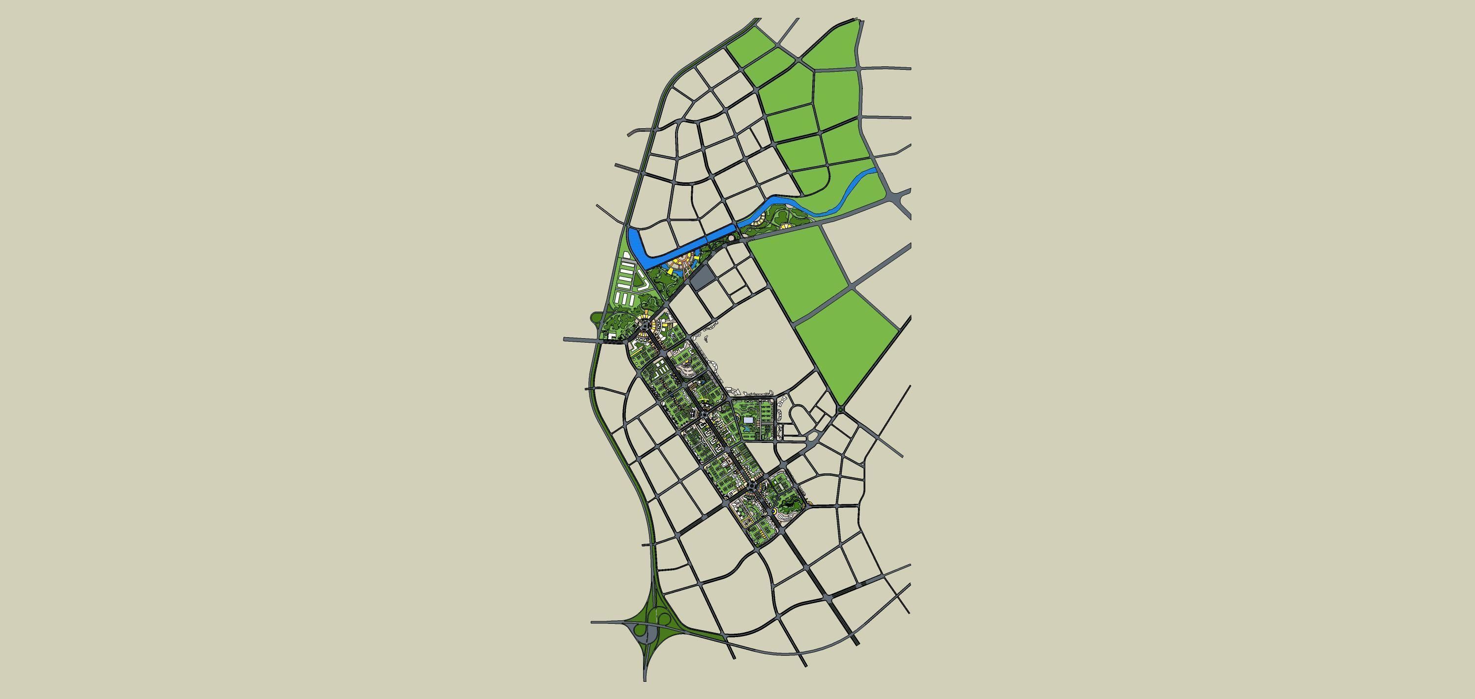 Sketchup Landscape Park 191 3D model_24